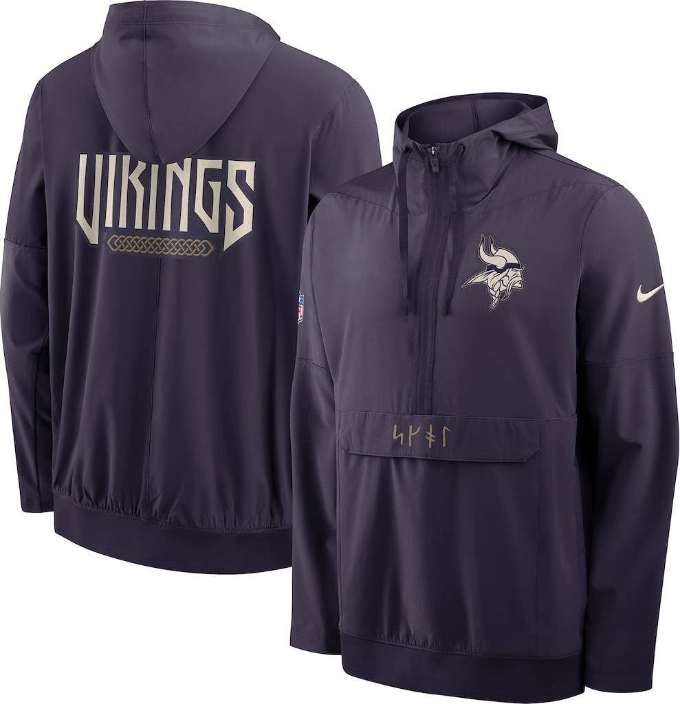 Nike Men's Minnesota Vikings NFL Rivalries Anorak Jacket