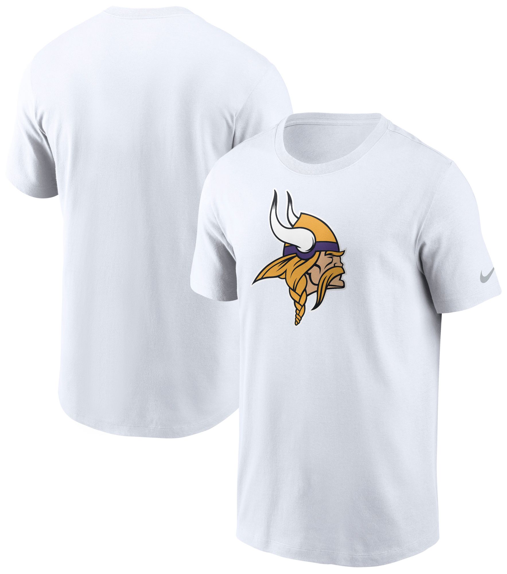 Nike Men's Minnesota Vikings White Logo Essential T-Shirt