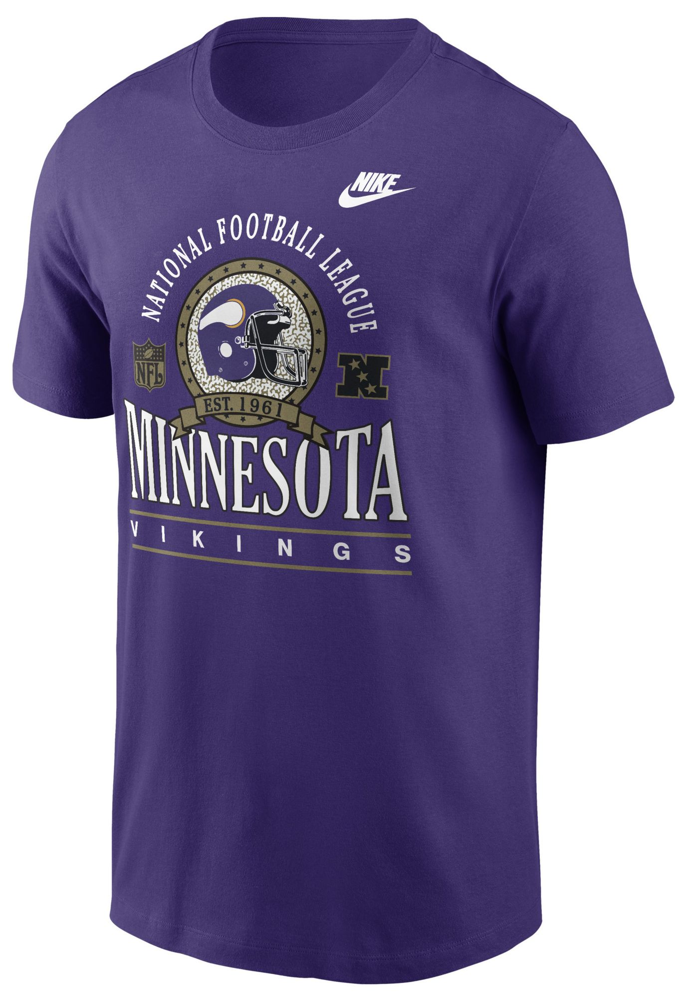 Nike Men's Minnesota Vikings Purple Rewind T-Shirt