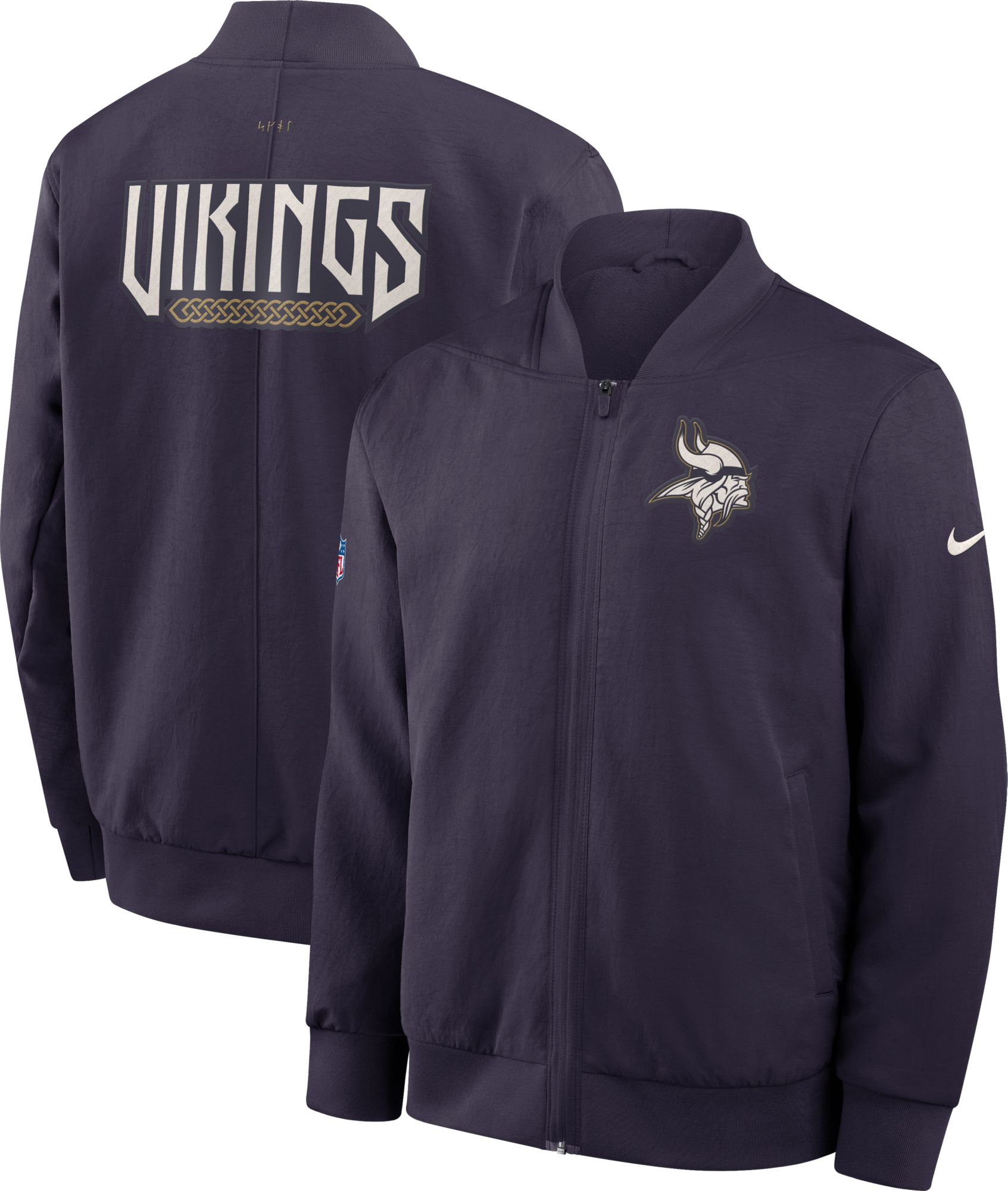 Nike Men's Minnesota Vikings NFL Rivalries Bomber Jacket