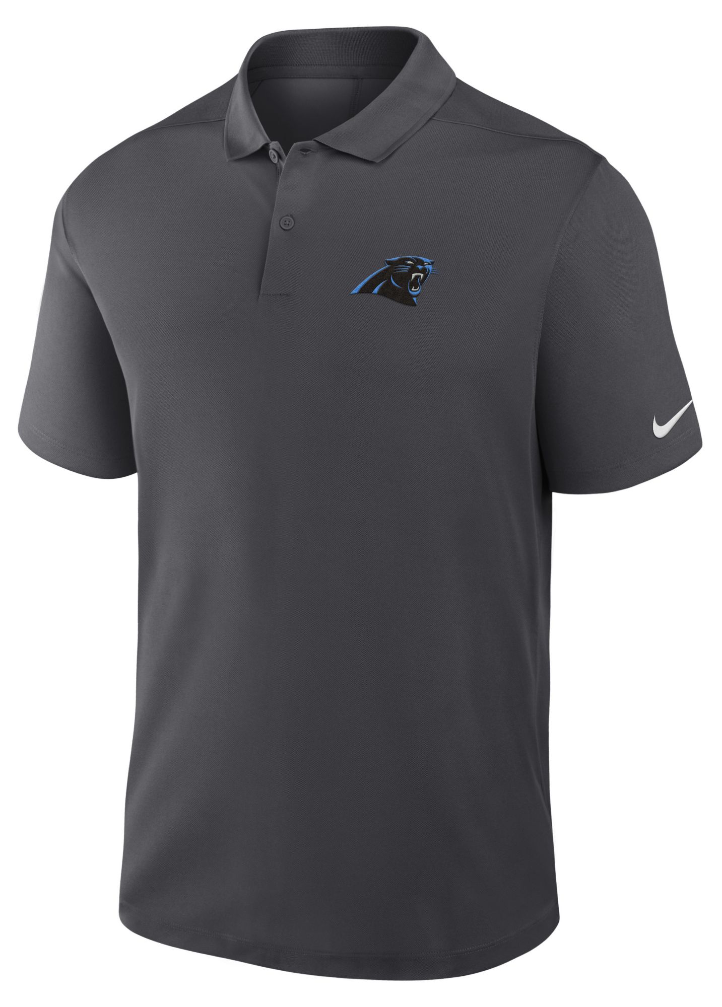 Nike Men's Carolina Panthers Anthracite Victory Polo