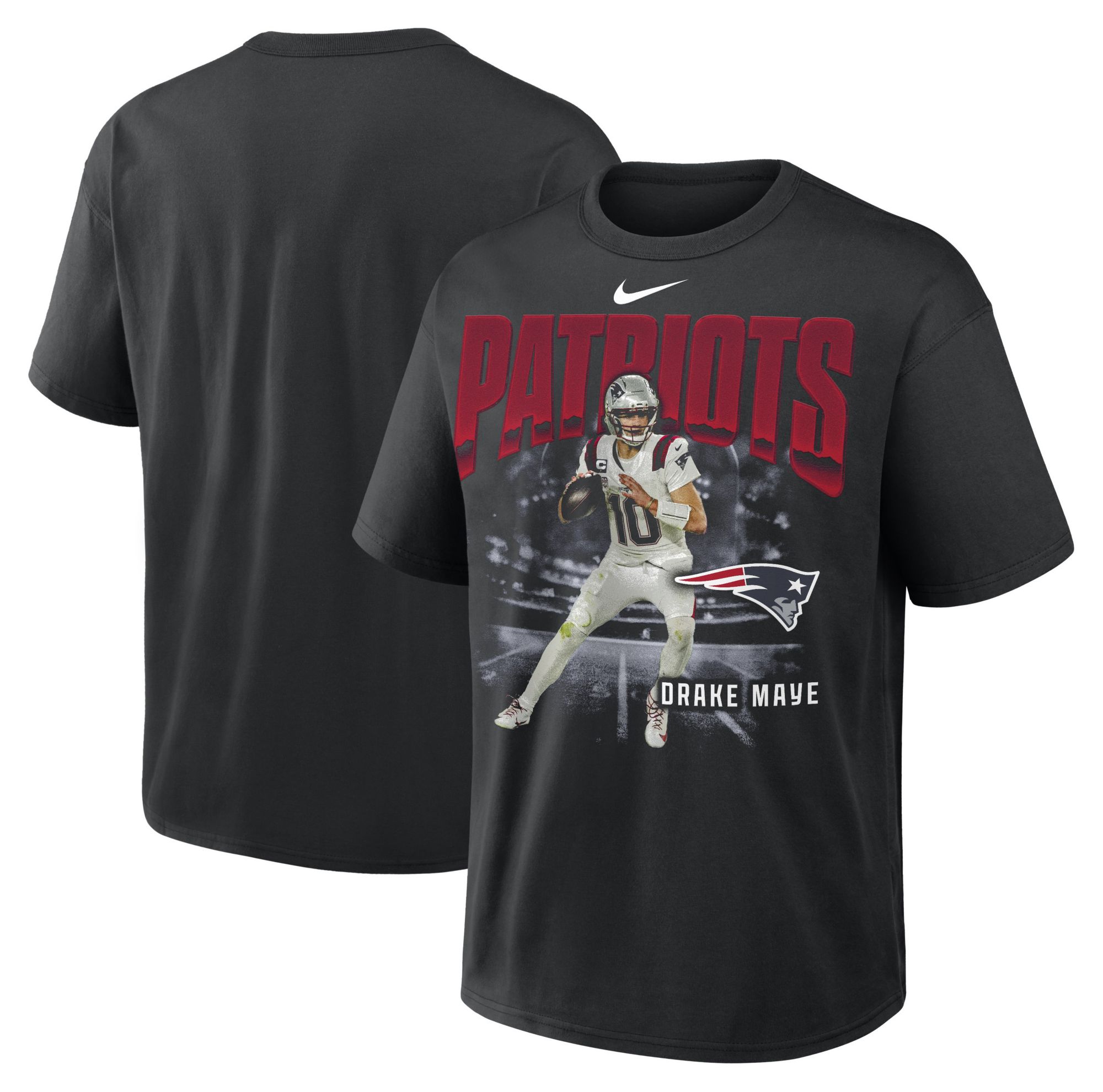 Nike Men's New England Patriots Drake Maye Oversized T-Shirt