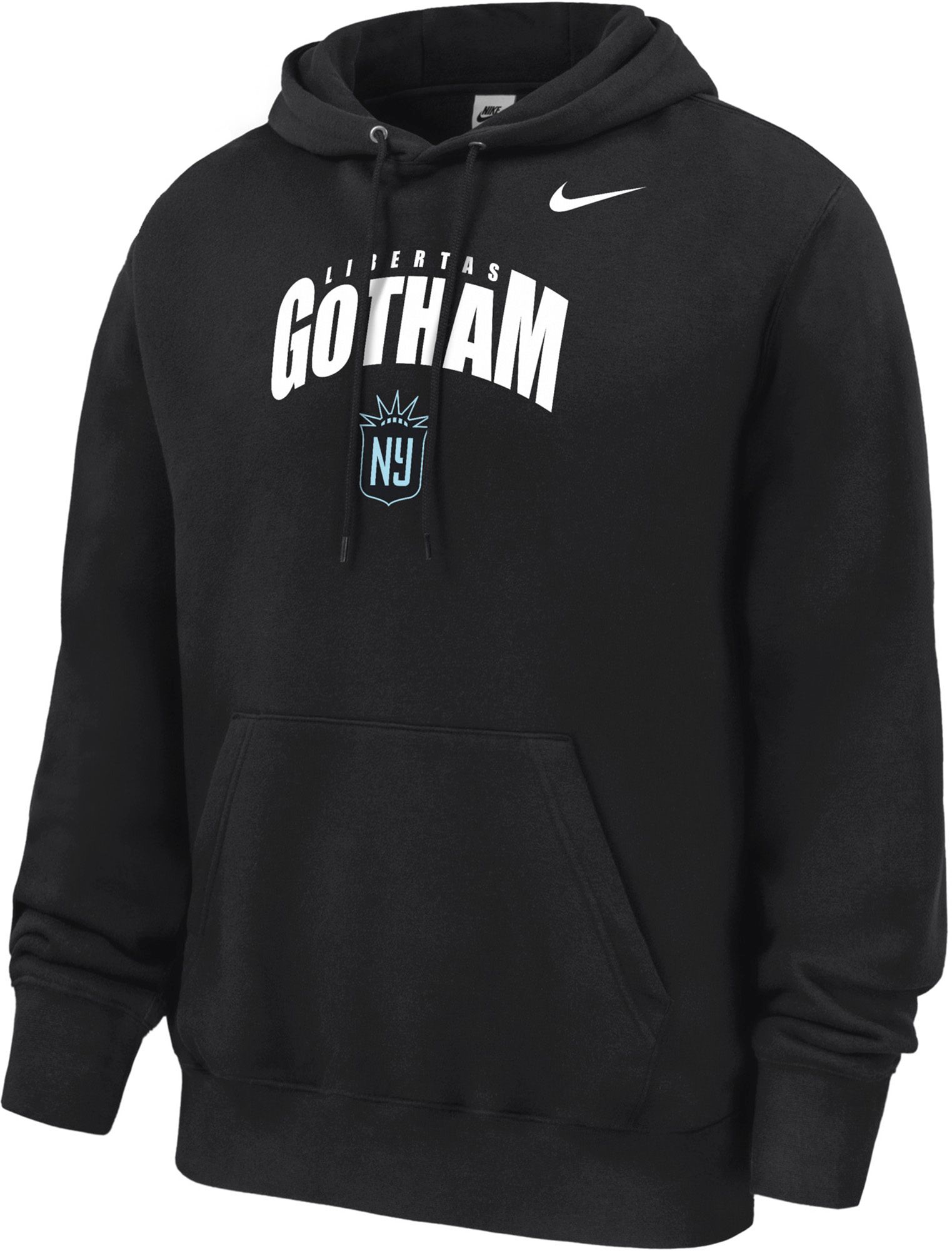 Nike Men's NJ/NY Gotham FC Black Fleece Logo 1/2 Zip Pullover