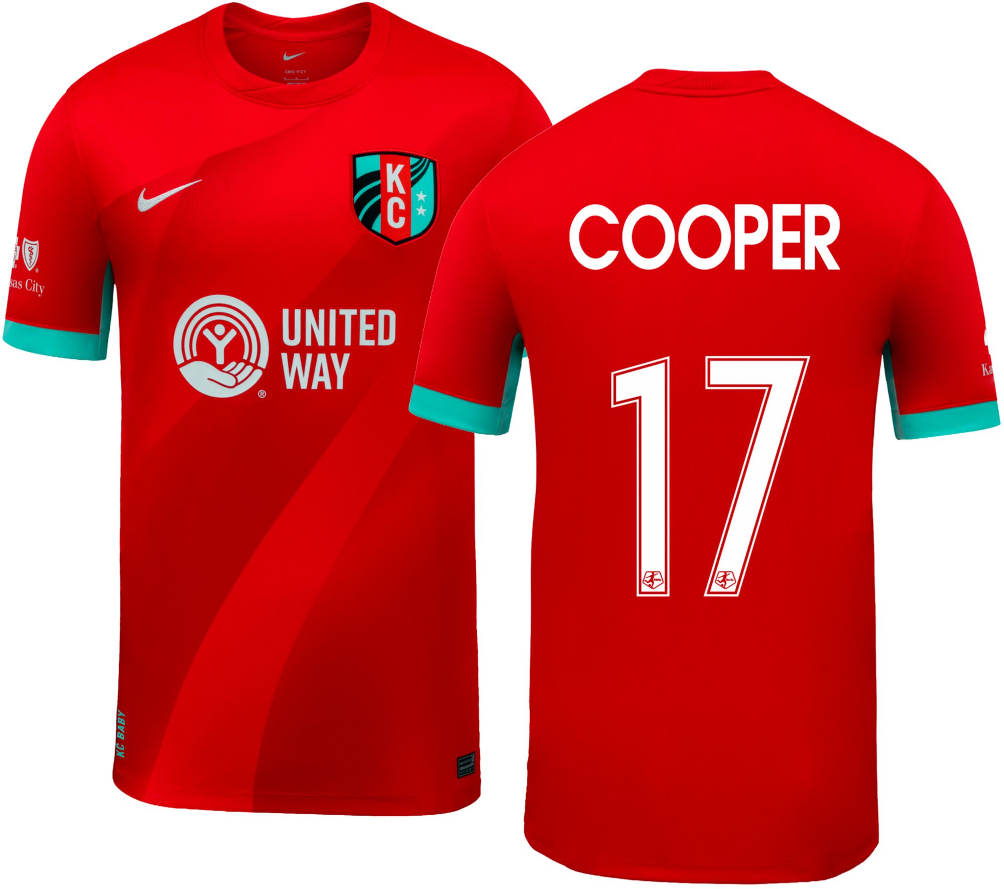 Nike Adult Kansas City Current Michelle Cooper #17 2026 Home Replica Jersey