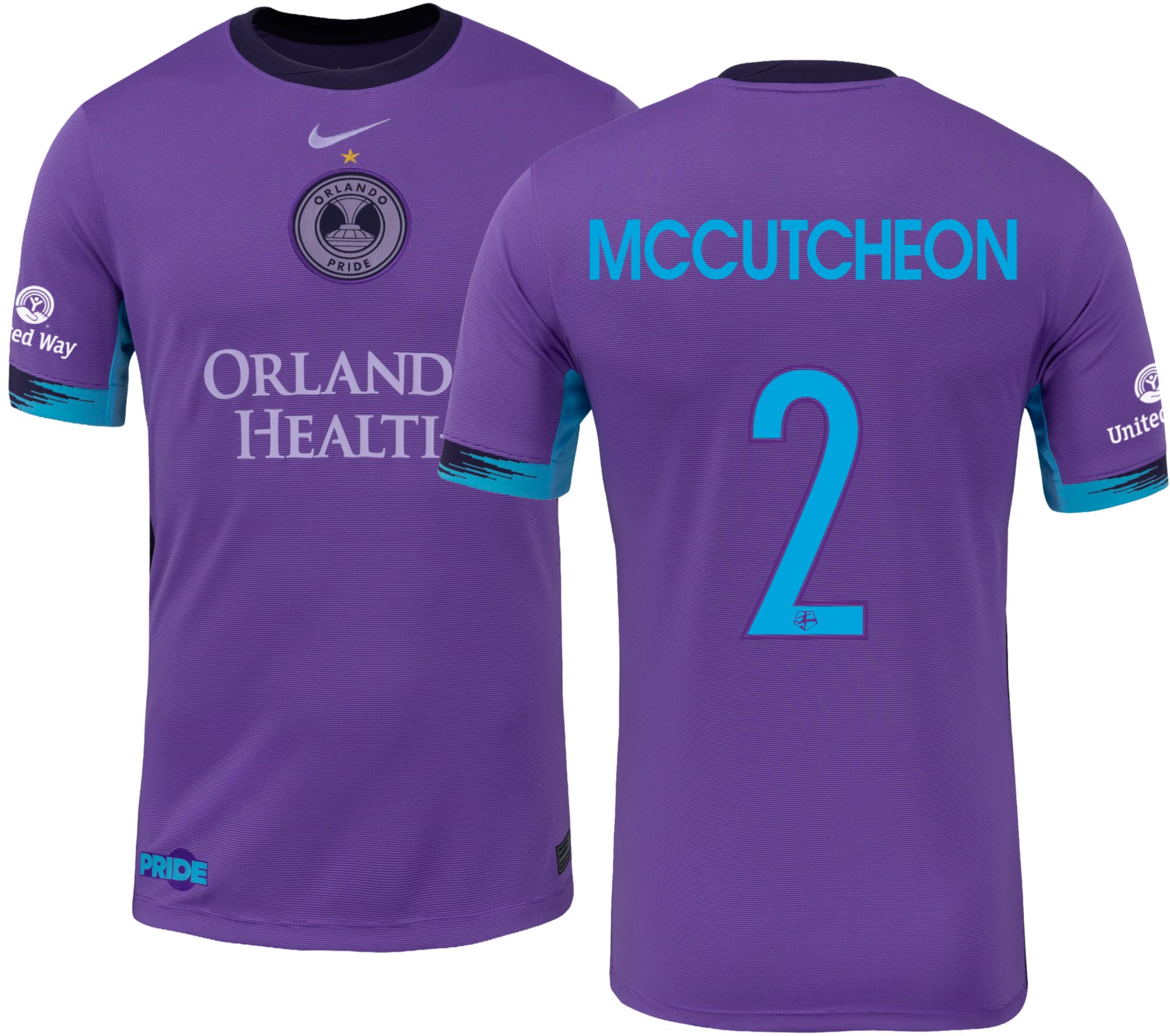 Nike Adult Orlando Pride Haley McCutcheon #2 2026 Home Replica Jersey