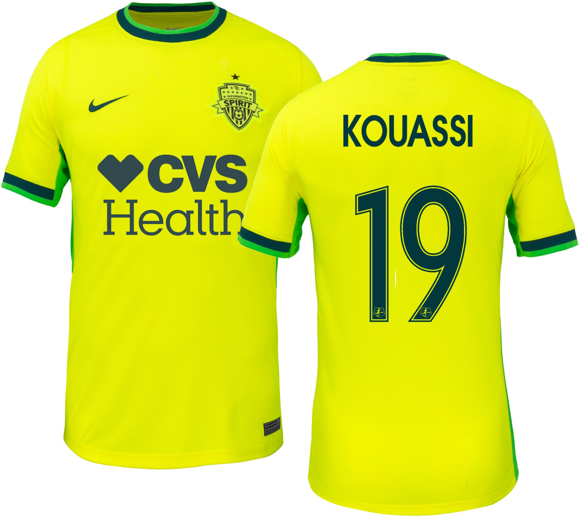 Nike Adult Washington Spirit Rosemonde Kouassi #19 2026 Away Replica Jersey