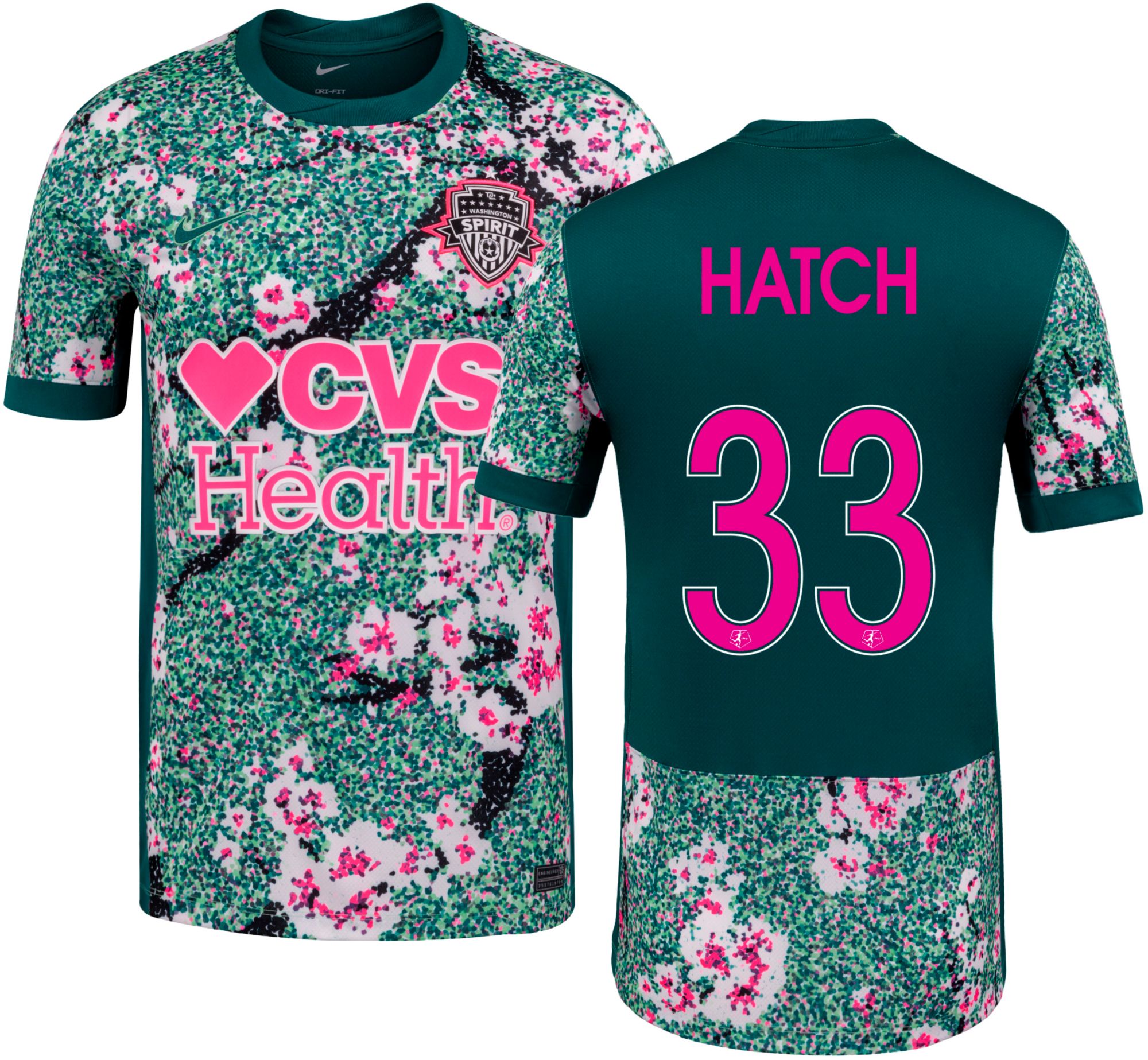 Nike Adult Washington Spirit Ashley Hatch #33 2026 Home Replica Jersey