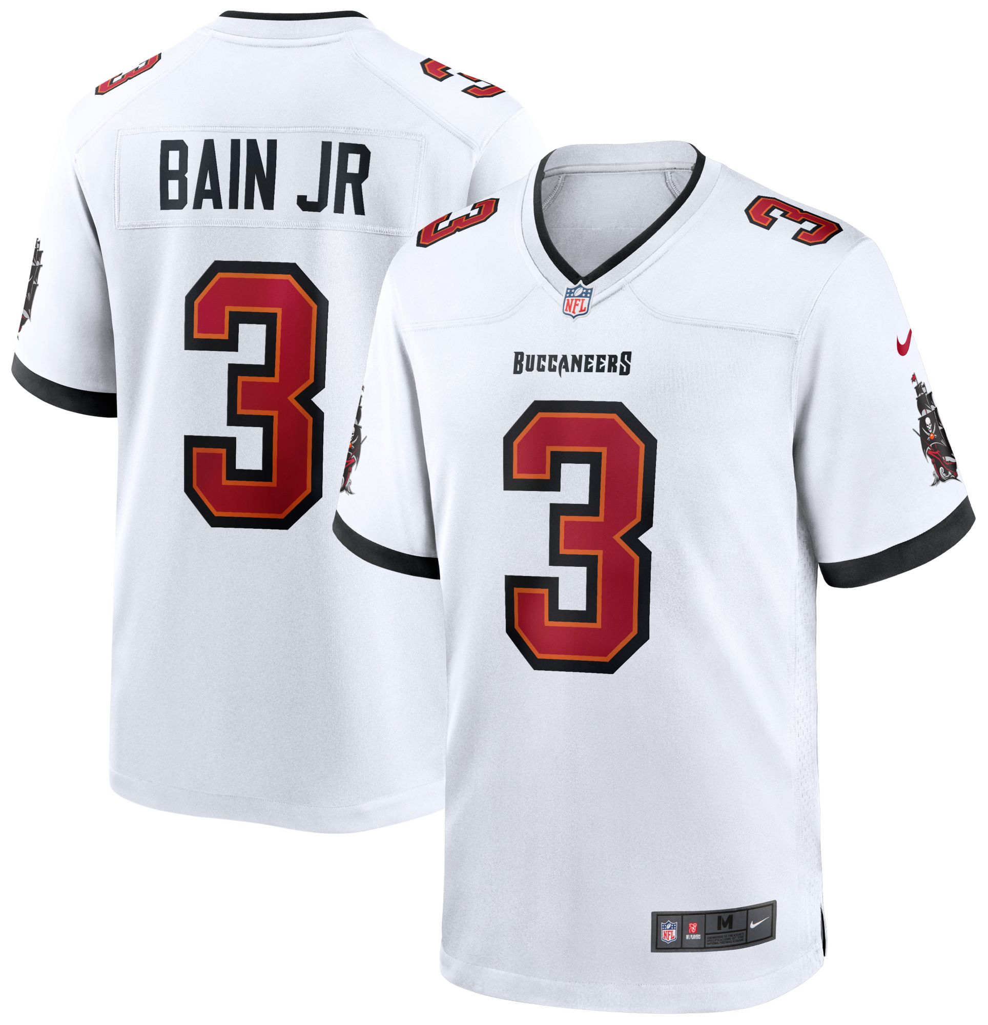 Nike Men's Tampa Bay Buccaneers Rueben Bain Jr. Replica Jersey