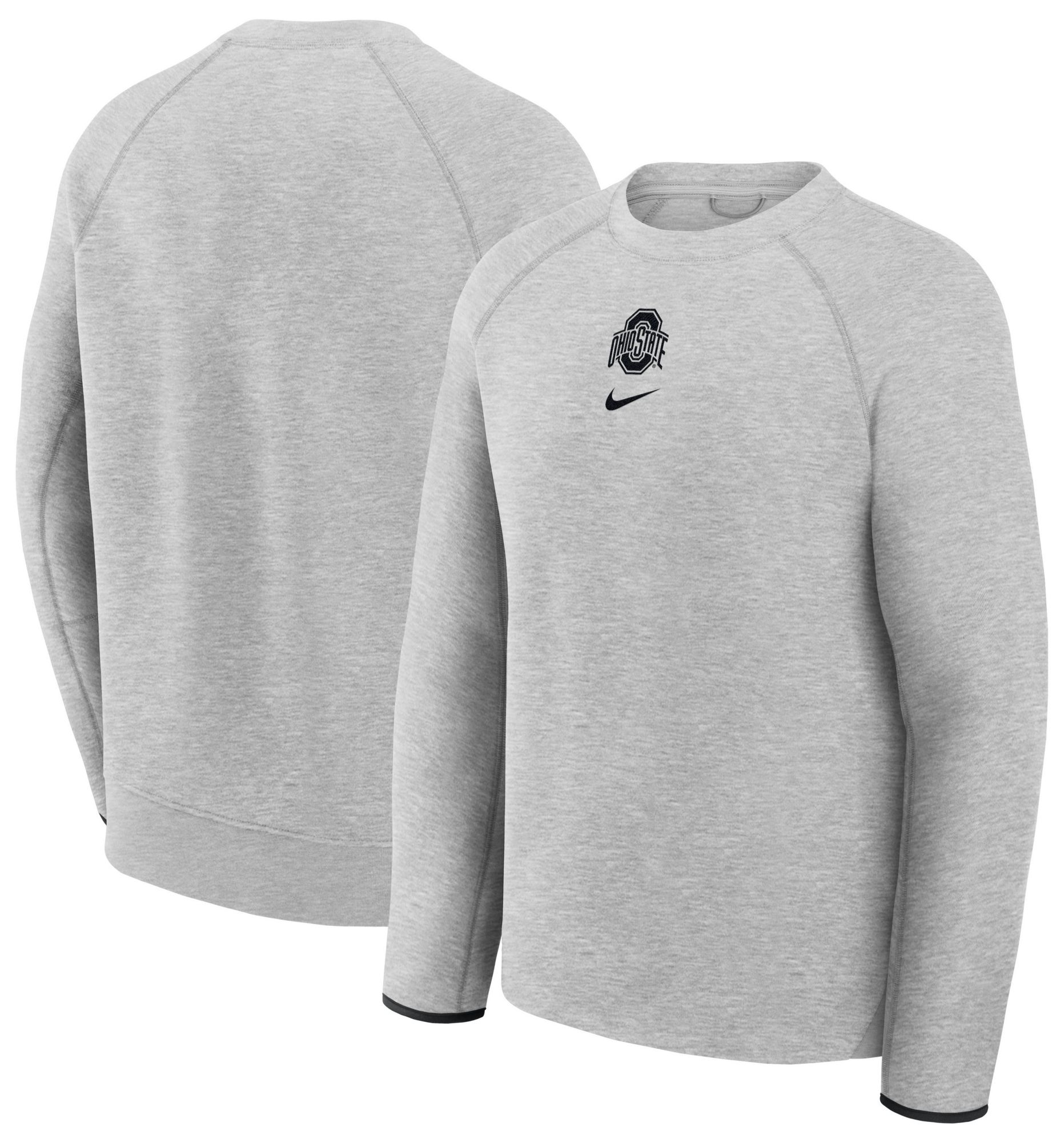 Nike Men's Ohio State Buckeyes Tech Fleece Crewneck Sweatshirt