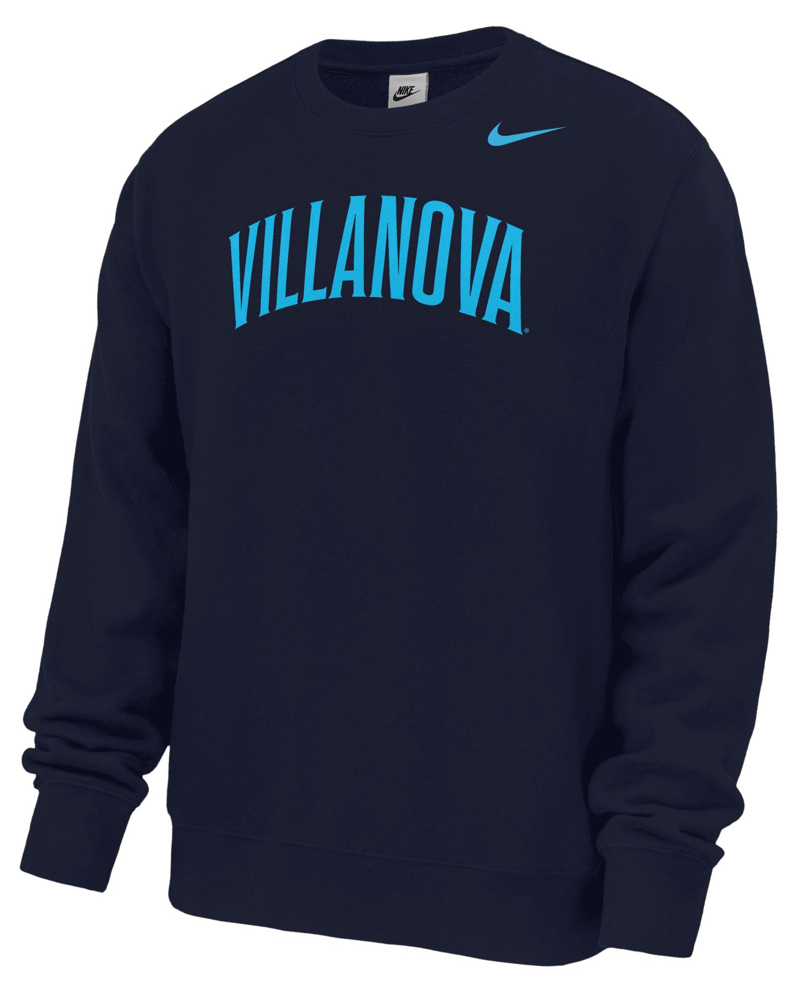 Nike Men's Villanova Wildcats Wordmark Club Crewneck Sweatshirt