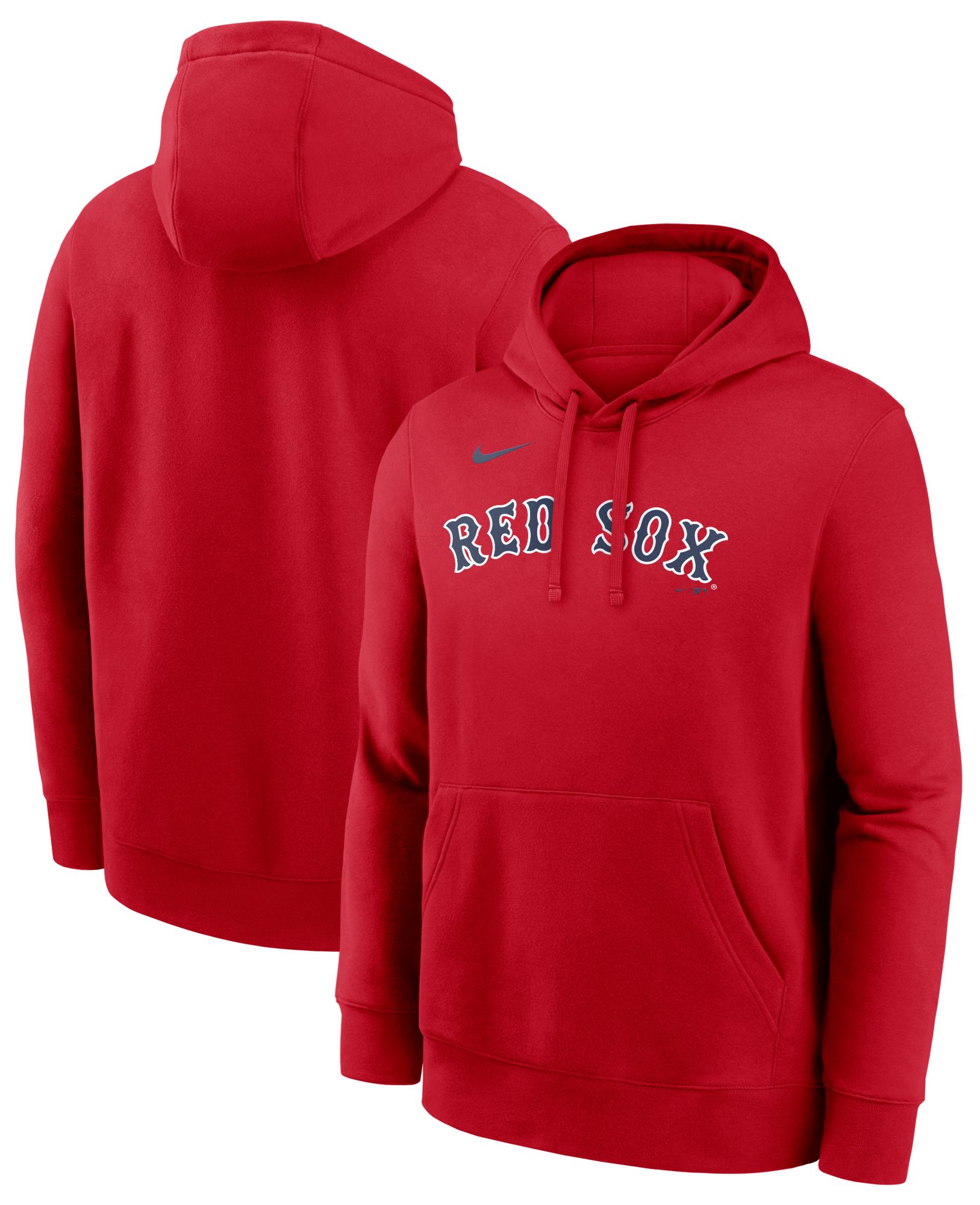 Nike Men's Boston Red Sox Catch Wordmark Hoodie