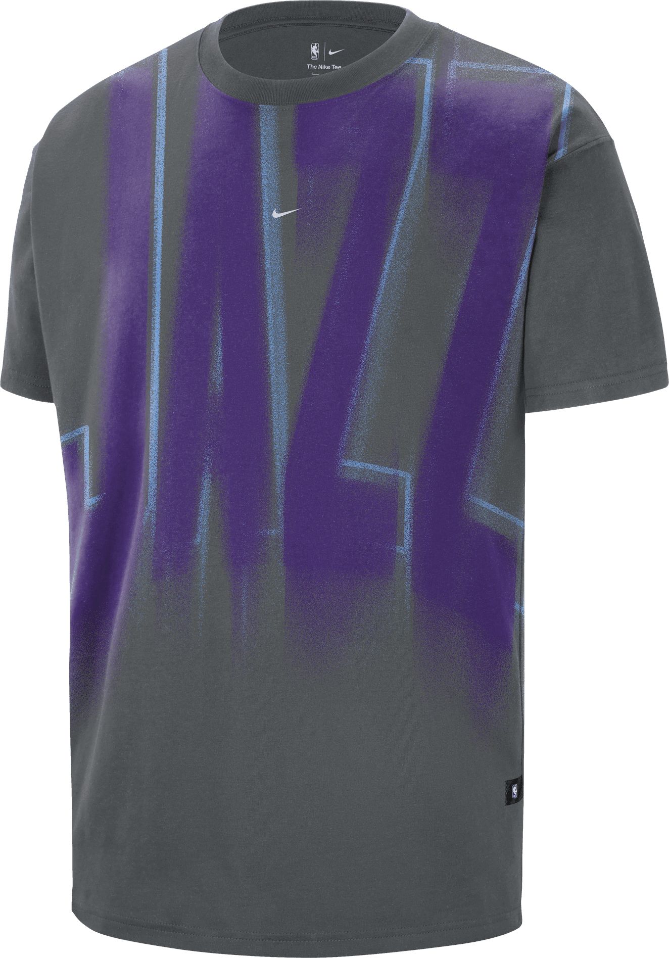 Nike Adult Utah Jazz Worn With Obsession Game Theater Team T-Shirt, Men's, Medium, Gray