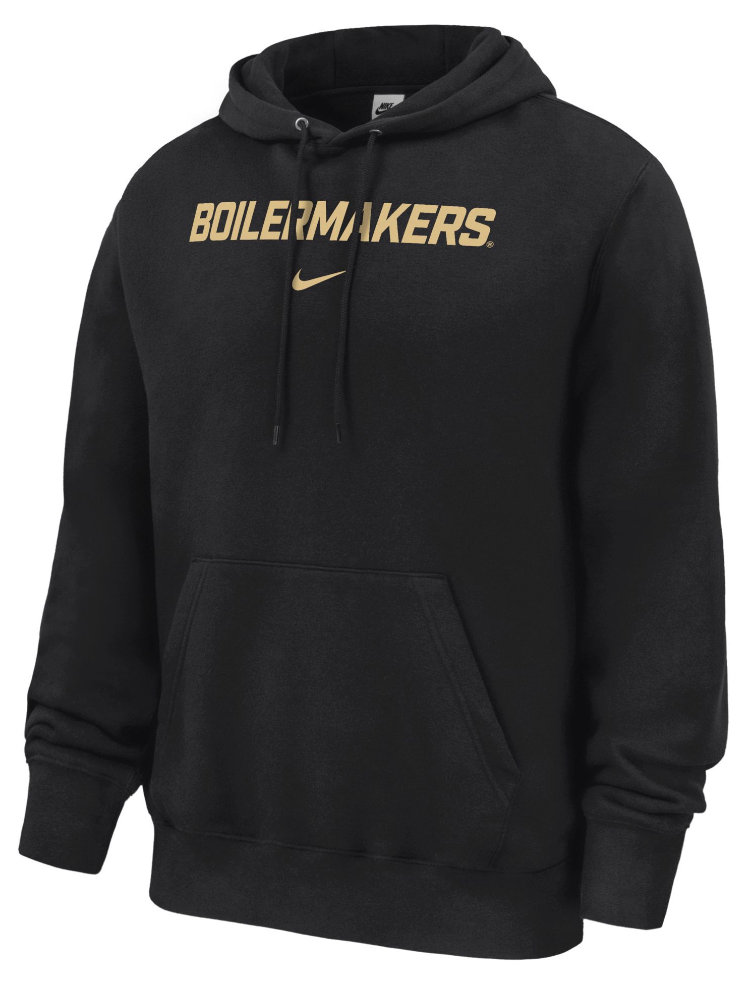 Nike Men's Purdue Boilermakers Black Club Fleece Hoodie