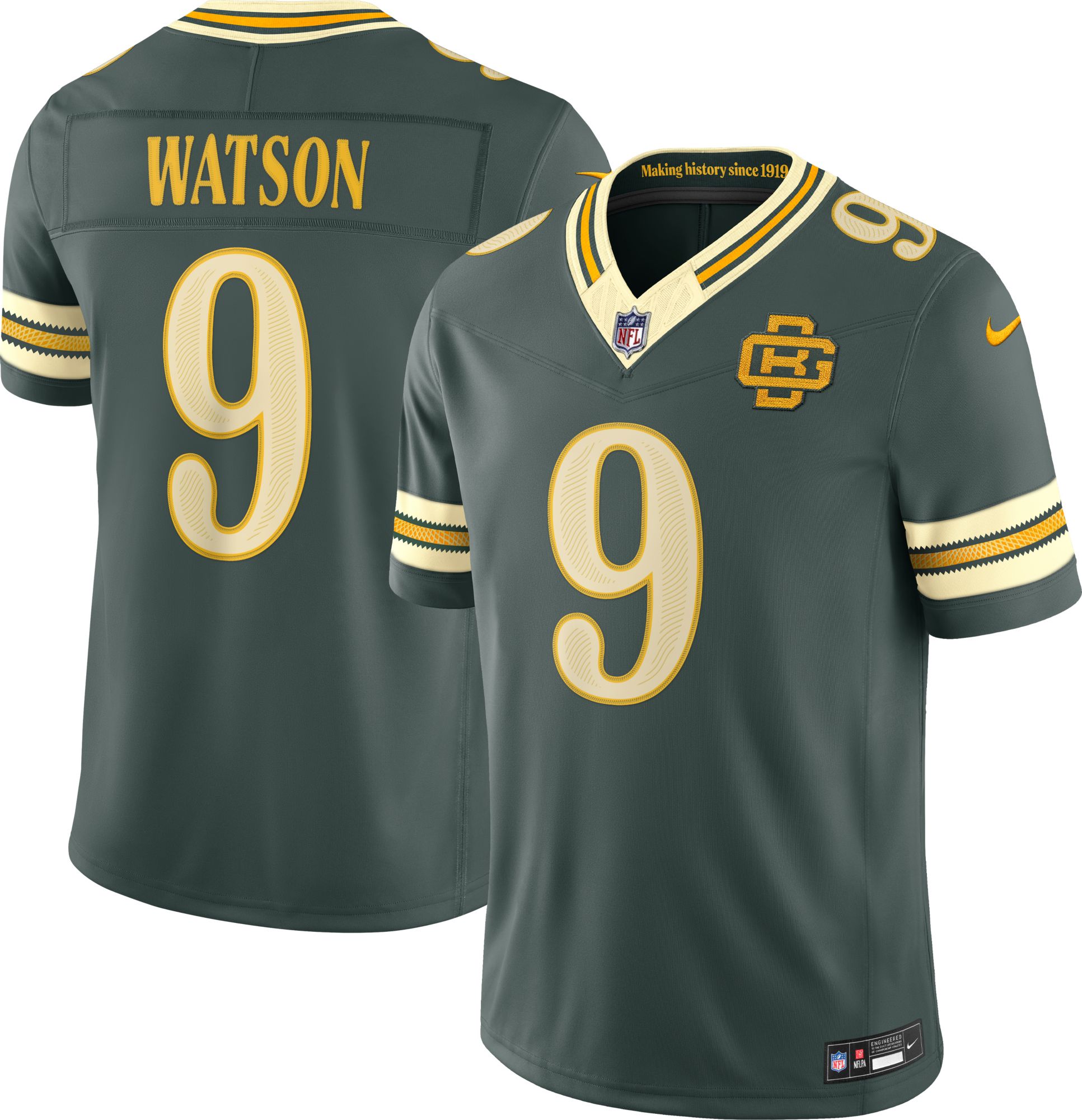 Nike Men's Green Bay Packers Christian Watson NFL Rivalries Dri-FIT Limited Jersey