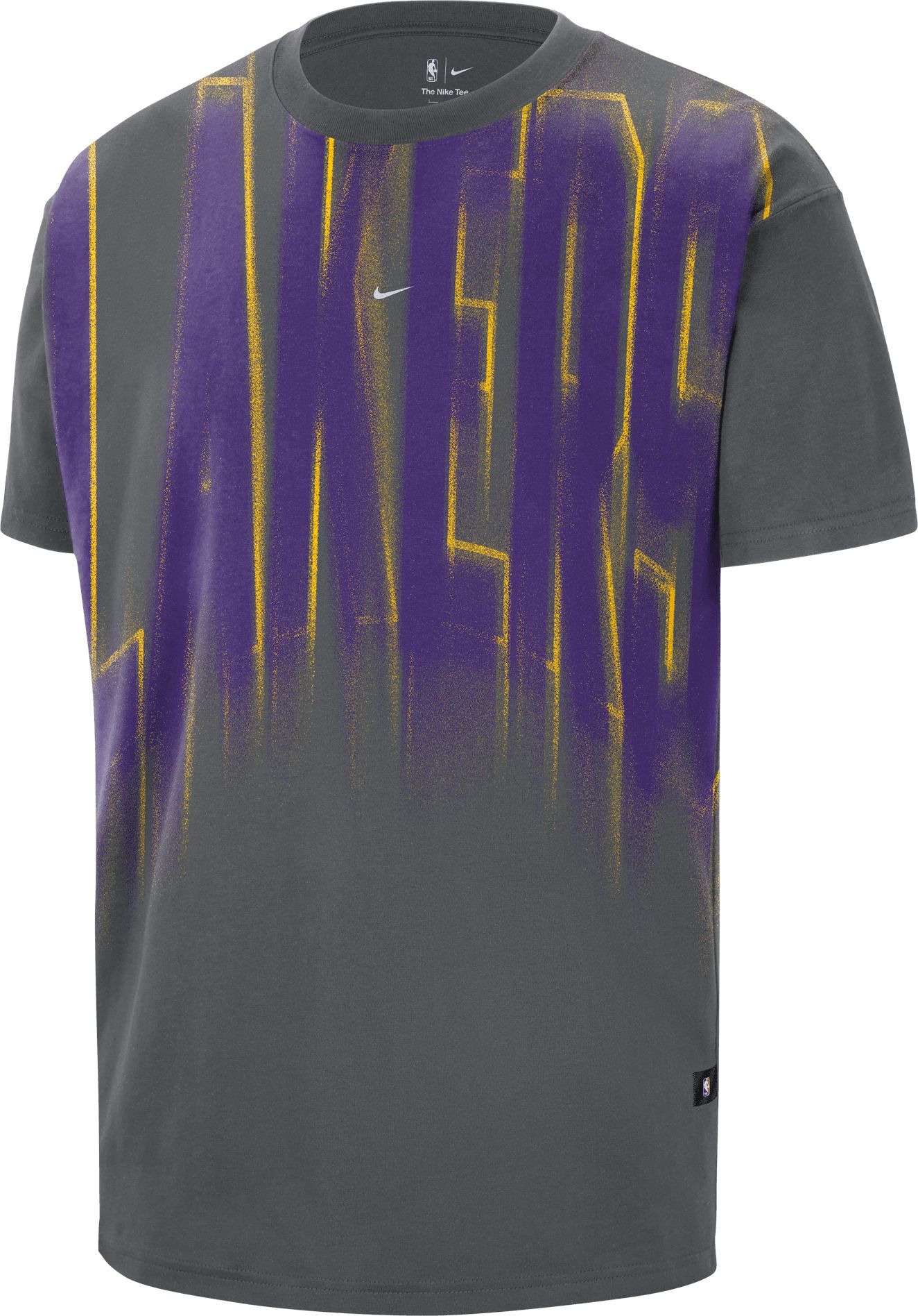 Nike Adult Los Angeles Lakers Worn With Obsession Game Theater Team T-Shirt