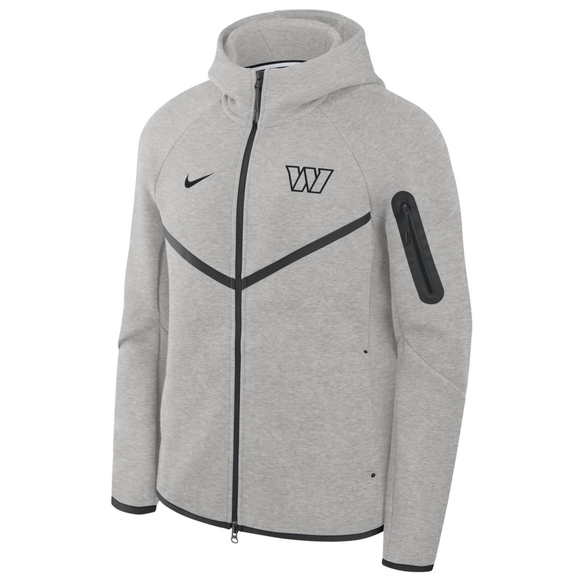 Nike Men's Minnesota Vikings Dark Grey Heather Tech Fleece Full