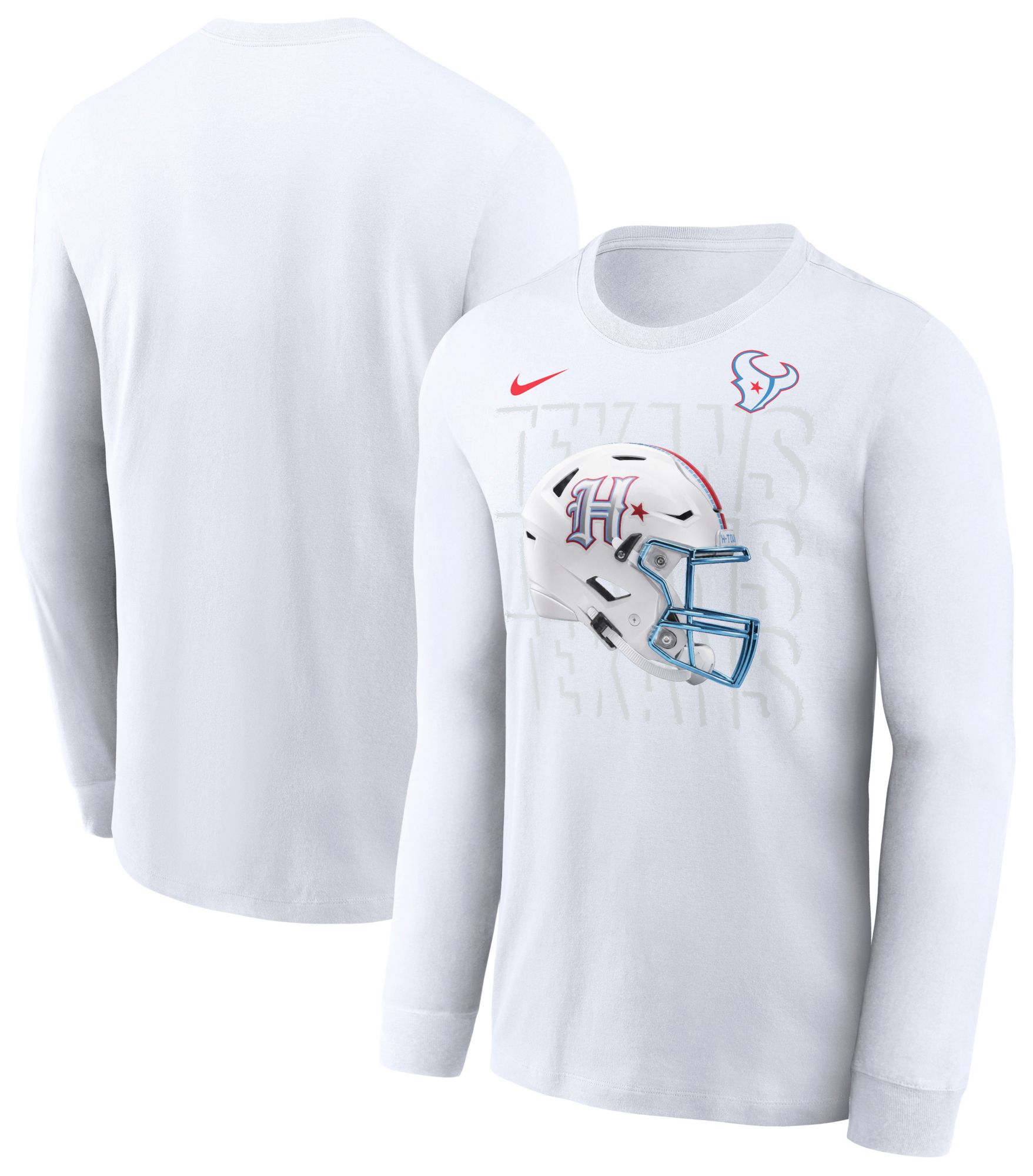 Nike Men's Houston Texans NFL Rivalries Club Long Sleeve Shirt