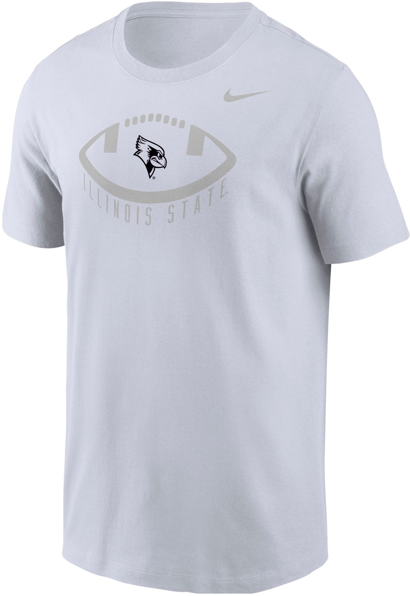 Nike Men's Illinois State Redbirds White Whiteout T-Shirt