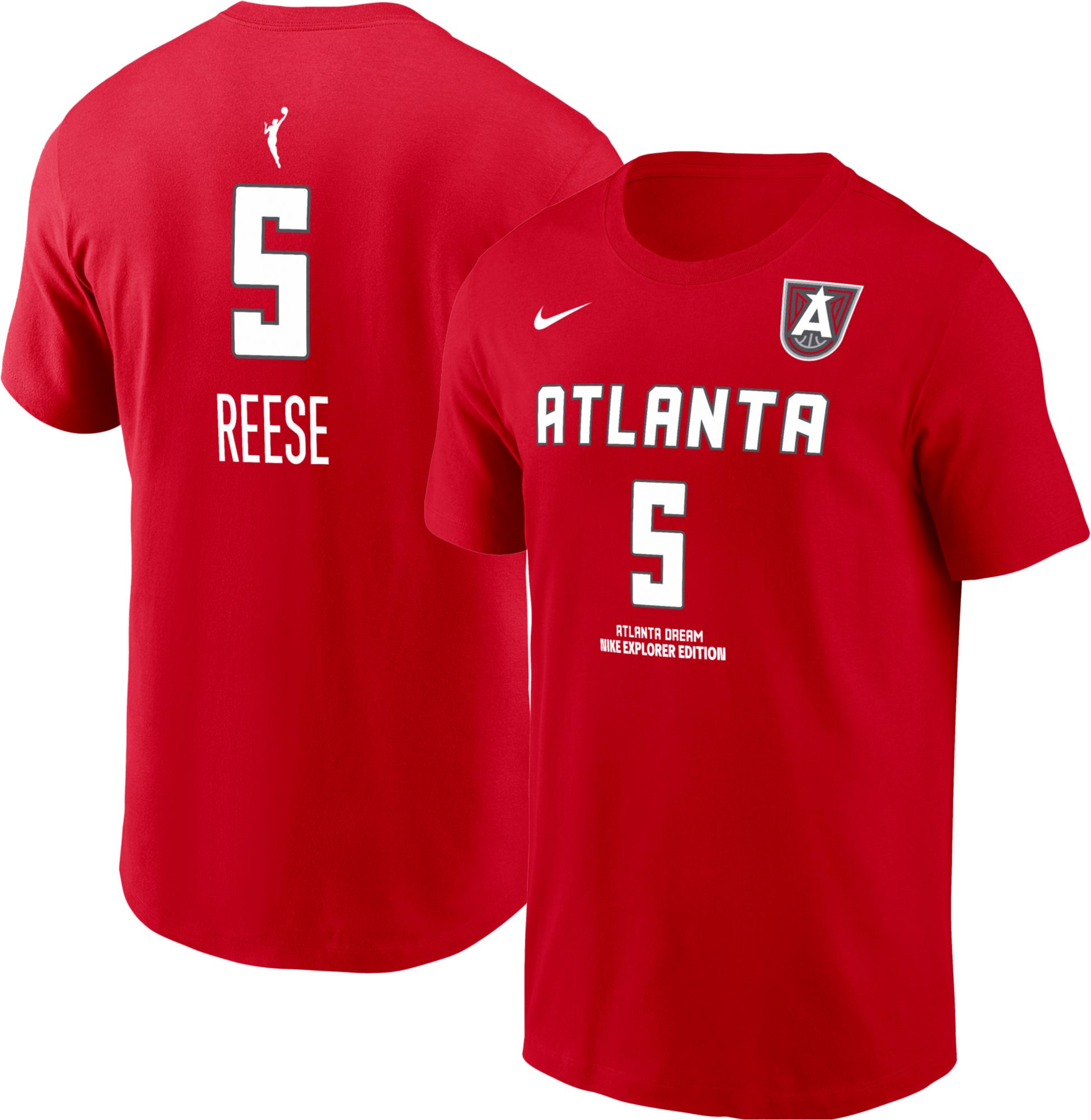 Nike Men's Atlanta Dream Angel Reese #5 Red T-Shirt