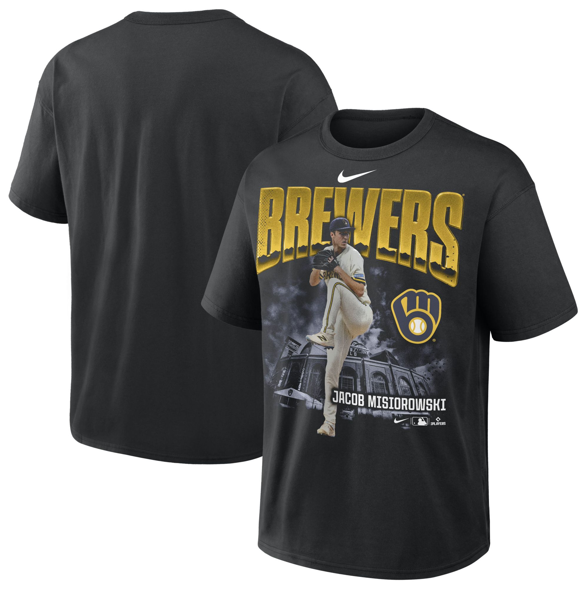 Nike Men's Milwaukee Brewers Jacob Misiorowski Oversized T-Shirt