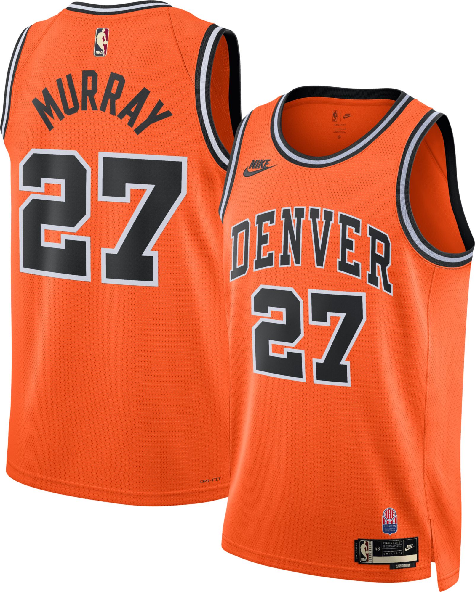 Nike Adult Denver Nuggets Jamal Murray 2026-27 Hardwood Classics Swingman Jersey