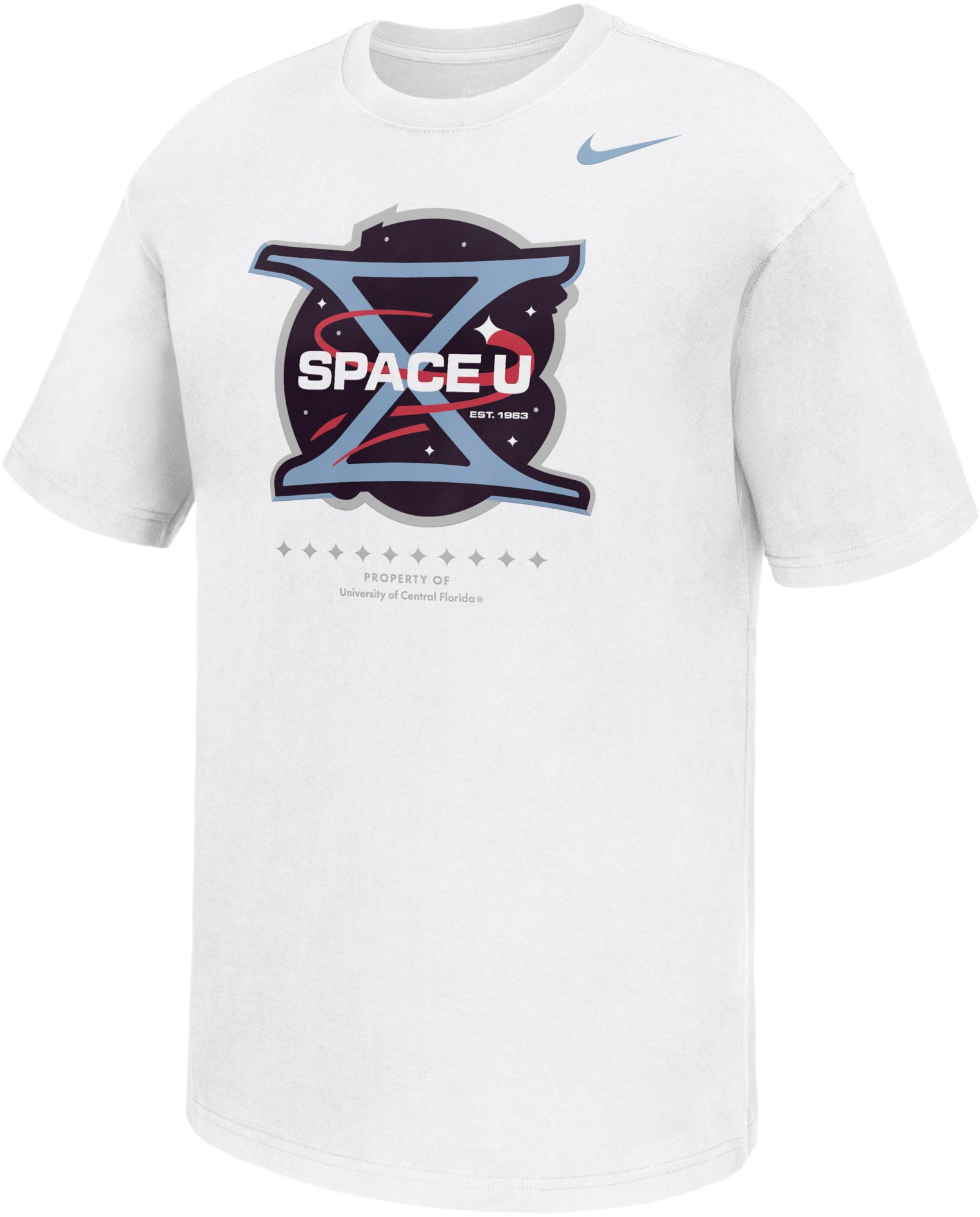 Nike Men's UCF Knights Space Game 2026 Max90 T-Shirt, Small, White