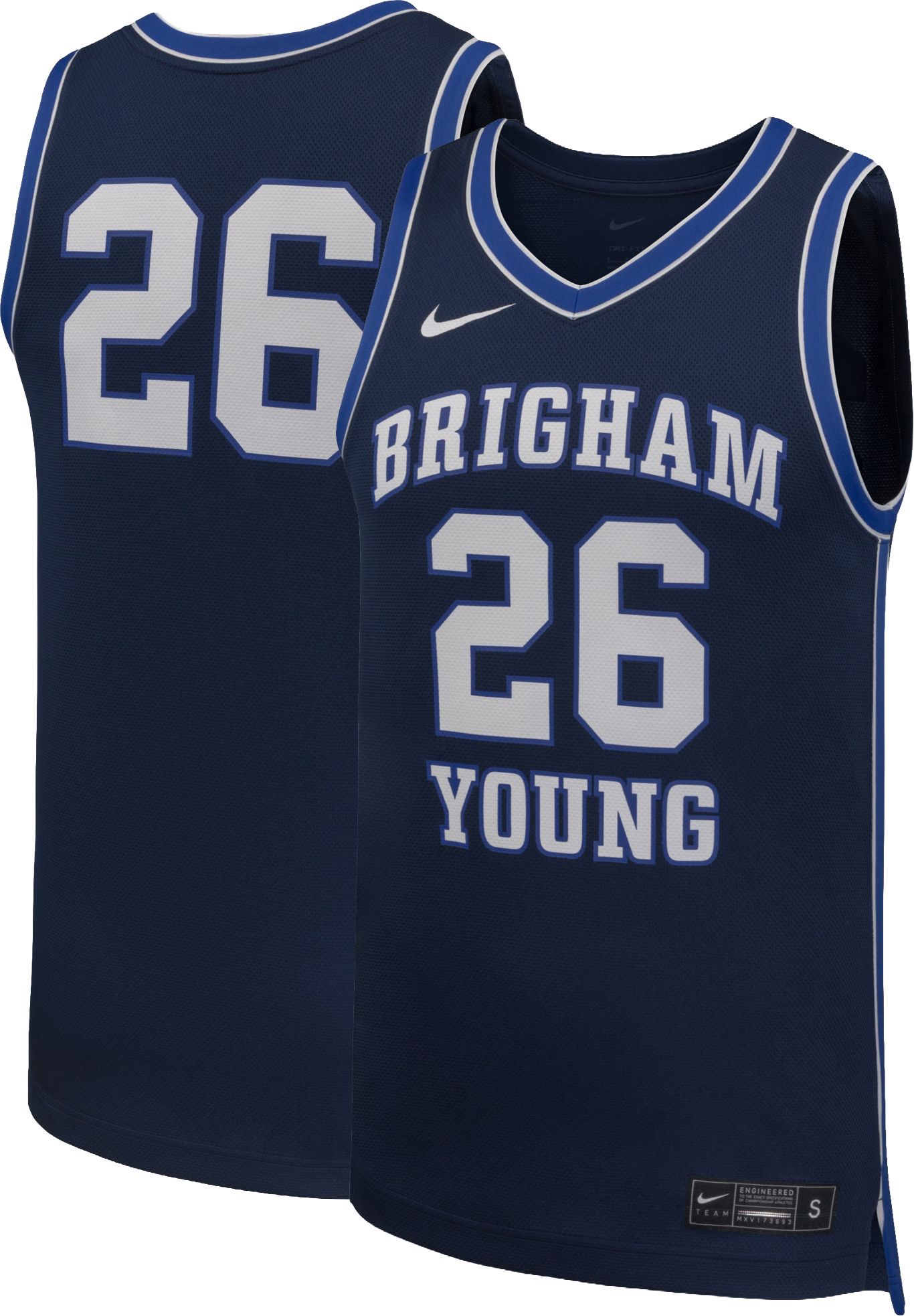 Nike Men's BYU Cougars Alternate Replica Basketball Jersey