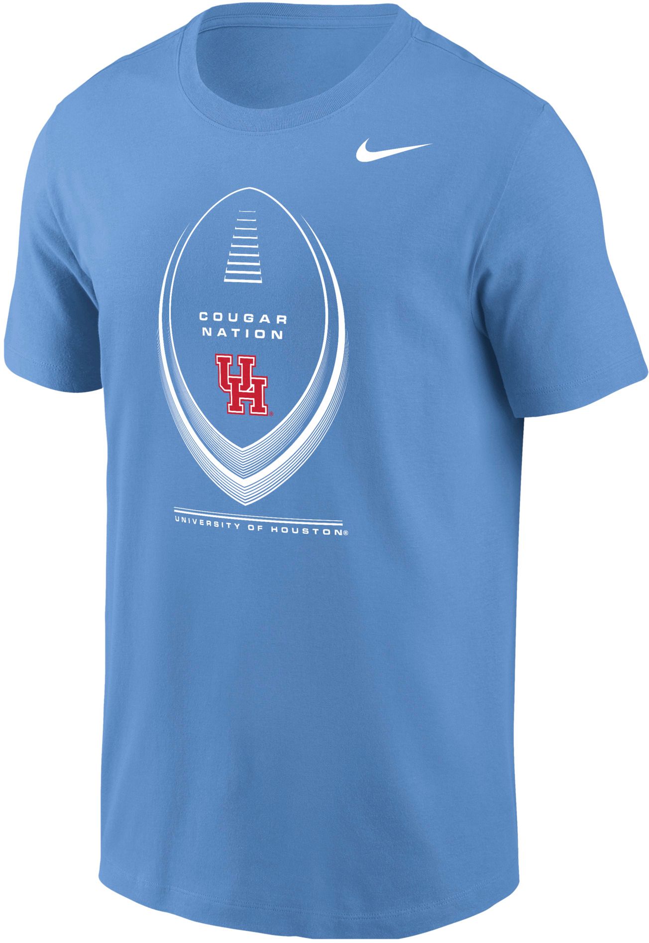 Nike Men's Houston Cougars Blue T-Shirt