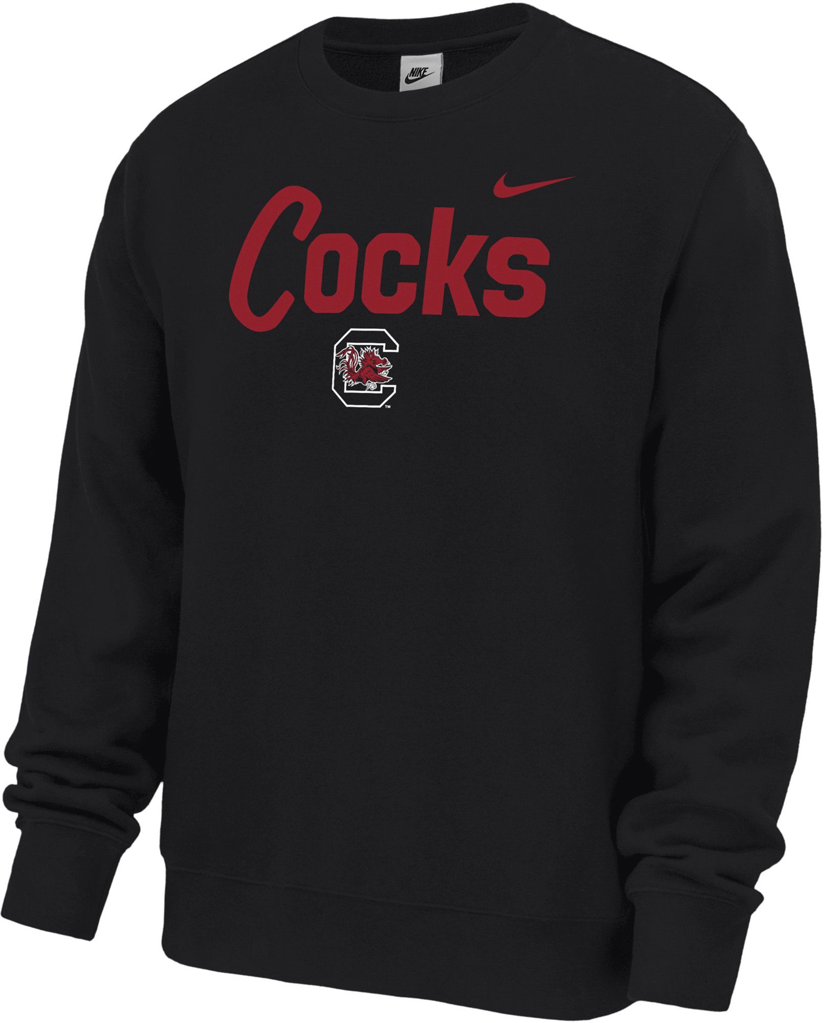 Nike Men's South Carolina Gamecocks Black Go Cocks Crewneck Sweatshirt