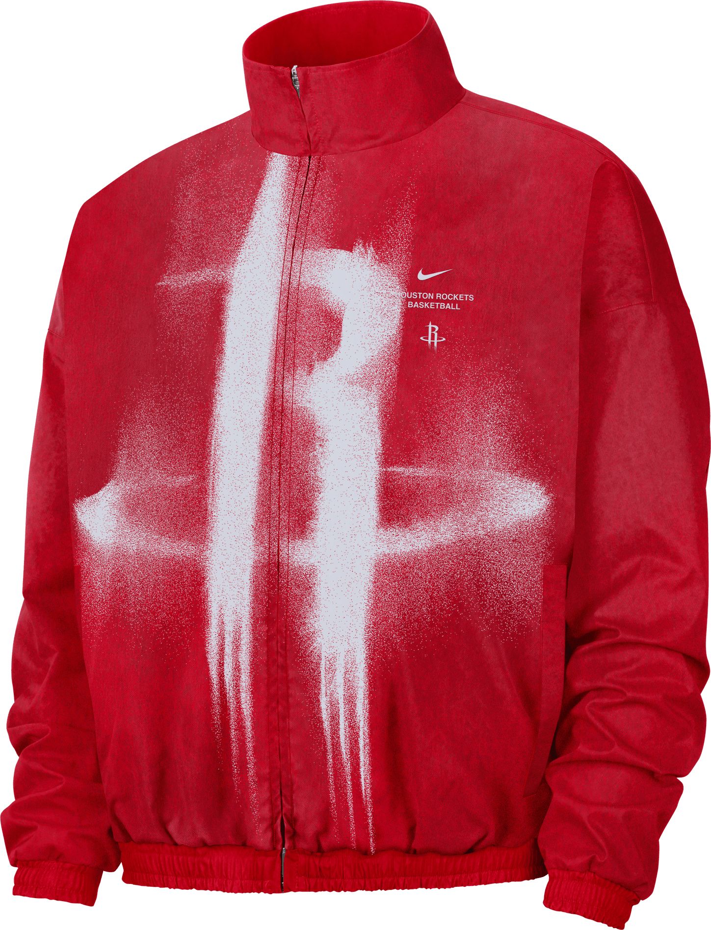 Nike Adult Houston Rockets Worn With Obsession Standard Issue Game Theater Loud Woven Jacket