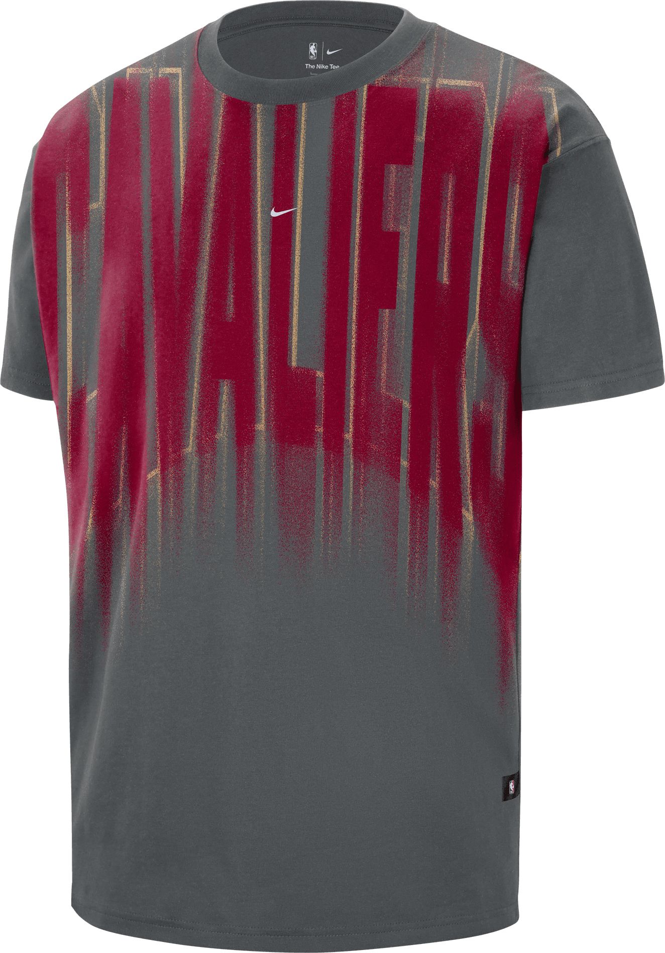 Nike Adult Cleveland Cavaliers Worn With Obsession Game Theater Team T-Shirt, Men's, Small, Gray