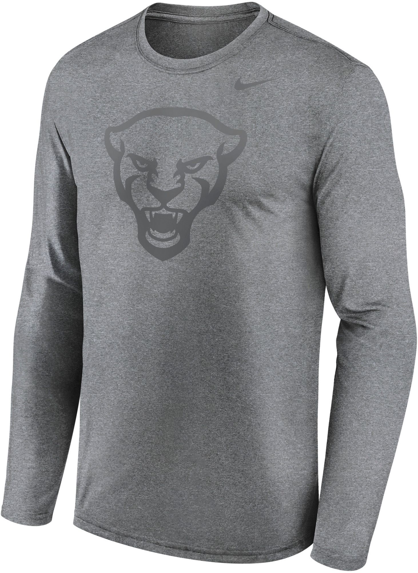Nike Men's Pitt Panthers Gray Legend Long Sleeve Shirt