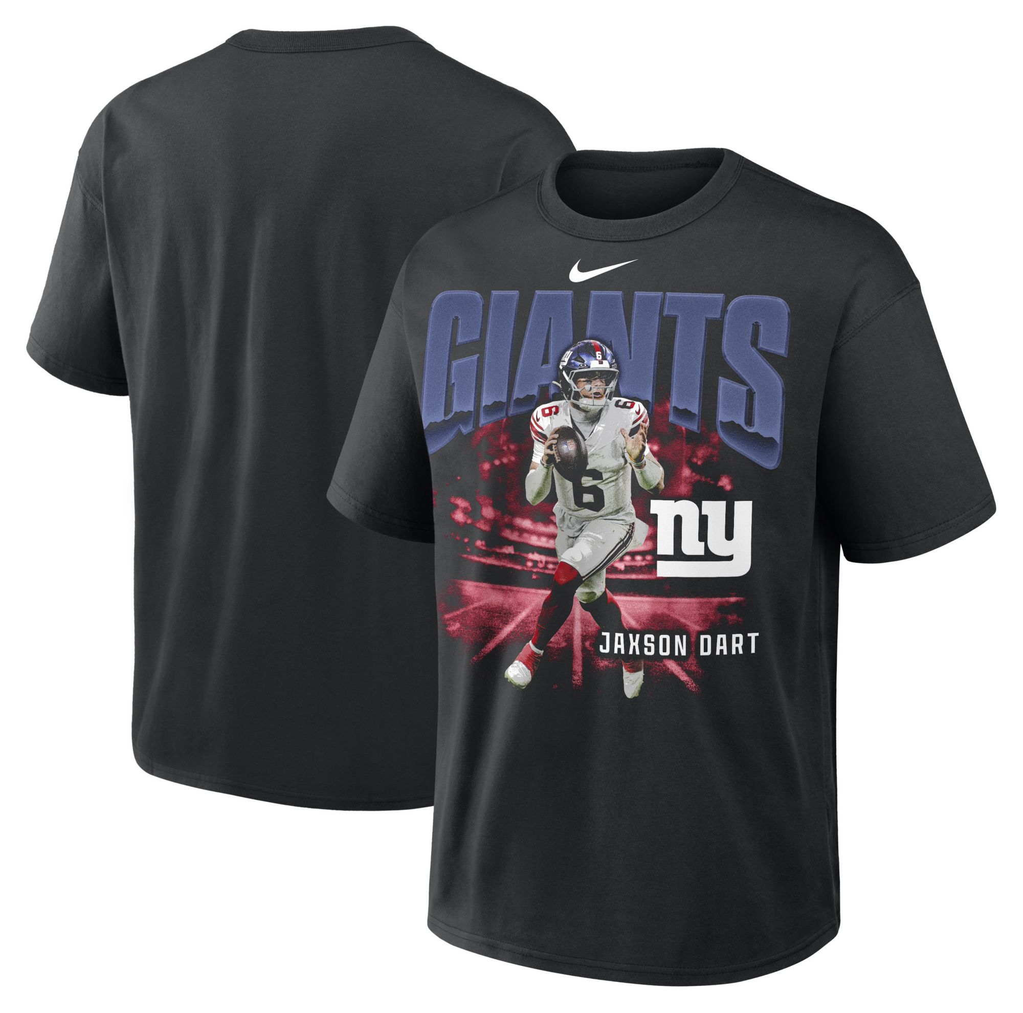Nike Men's New York Giants Jaxson Dart Oversized T-Shirt