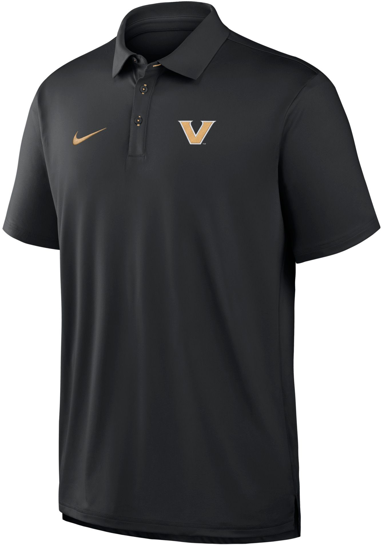 Nike Men's Vanderbilt Commodores Black Tour Gameday Polo