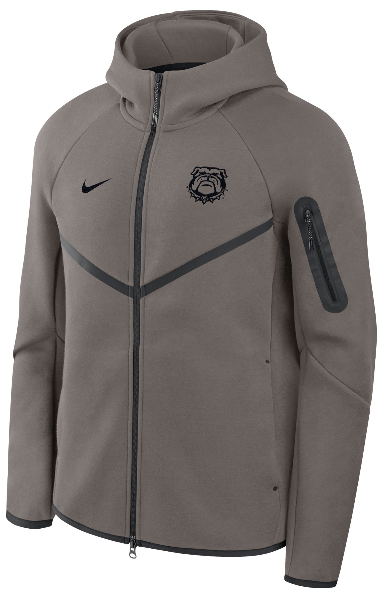 Nike Men's Georgia Bulldogs Tech Fleece Full-Zip Hoodie