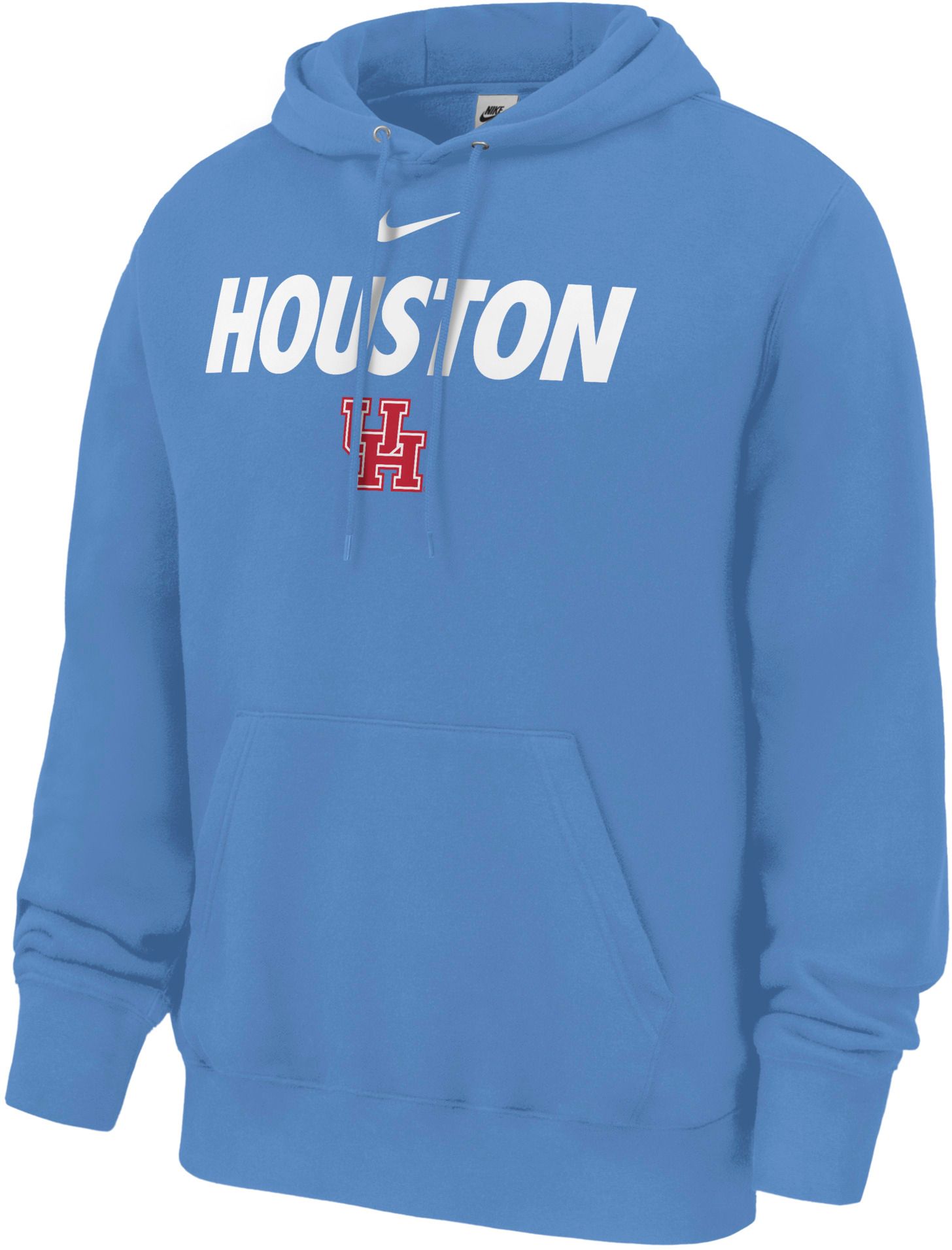 Nike Men's Houston Cougars Blue Club Fleece Hoodie