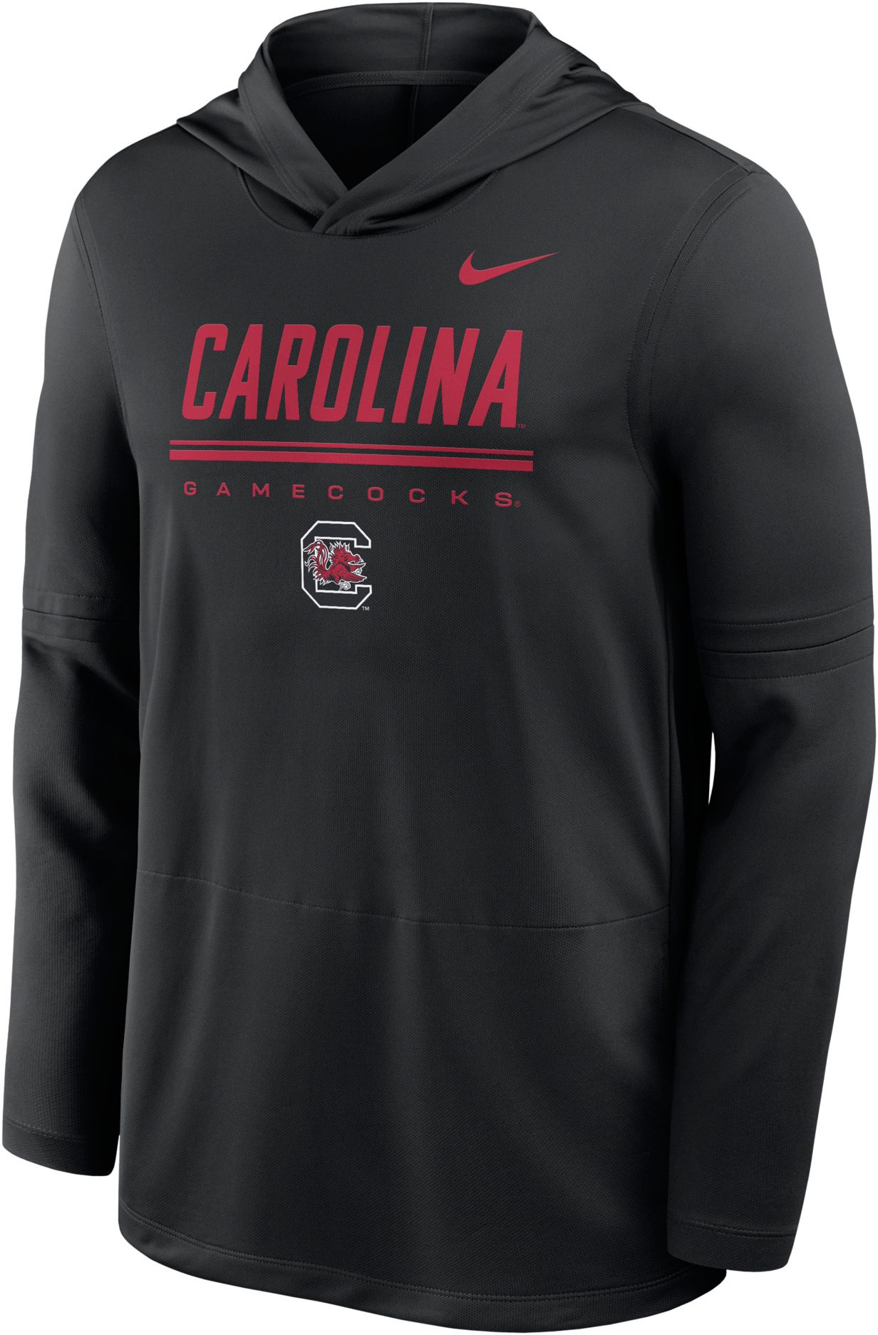 Nike Men's South Carolina Gamecocks Black Dri-Fit Lightweight Hoodie