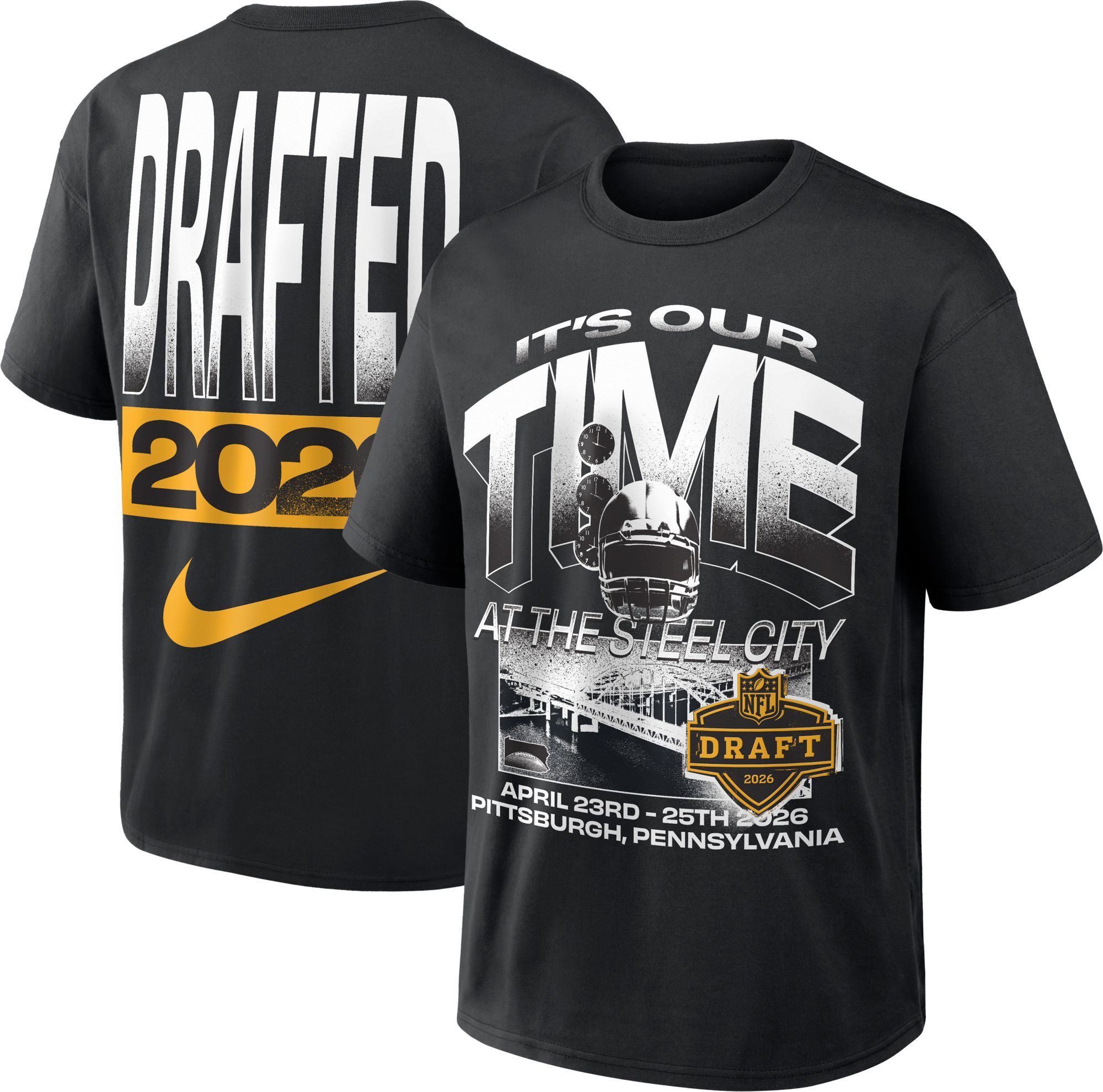 Nike Men's 2026 NFL Draft Our Team Max90 Black T-Shirt