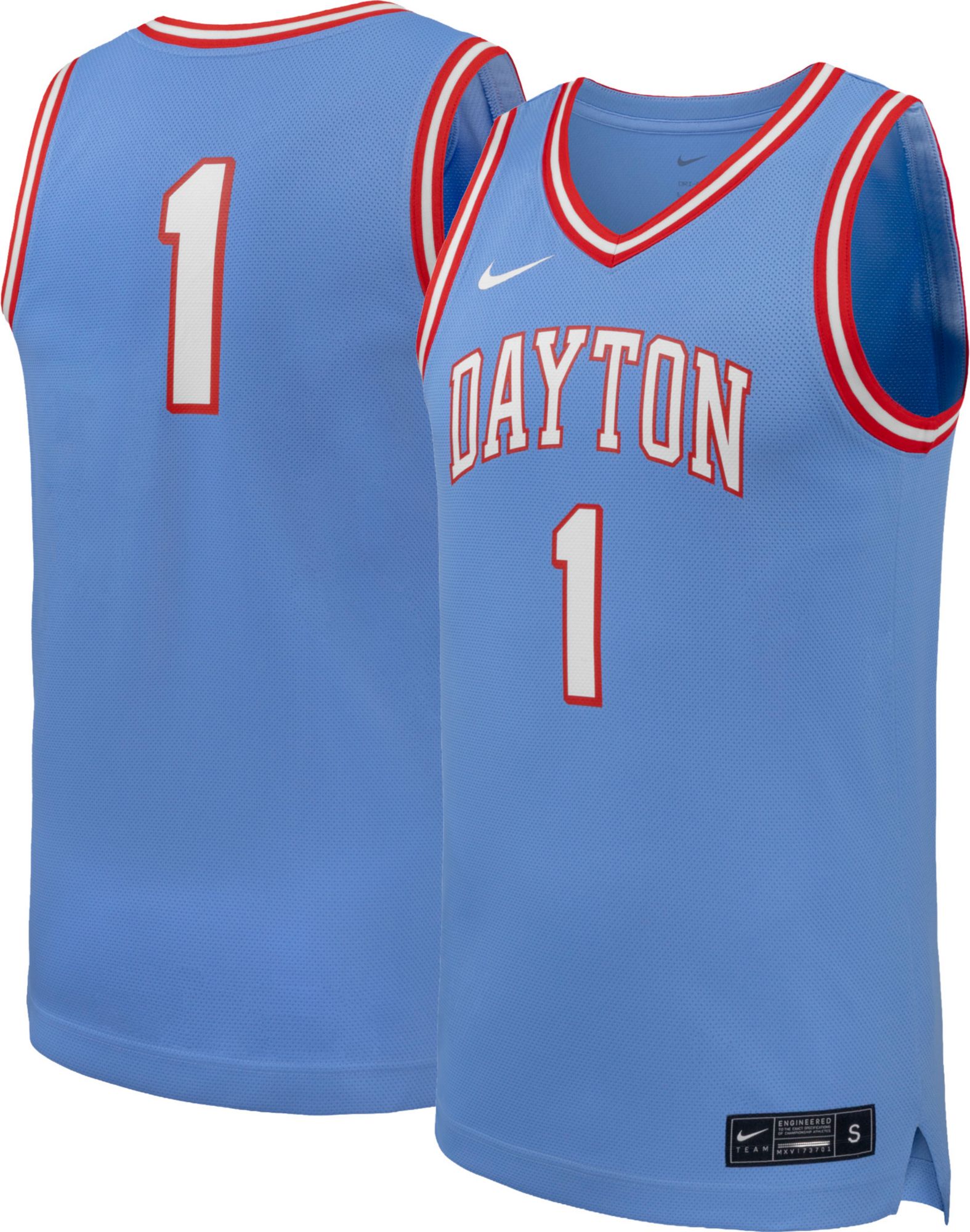 Nike Men's Dayton Flyers Alternate Replica Basketball Jersey