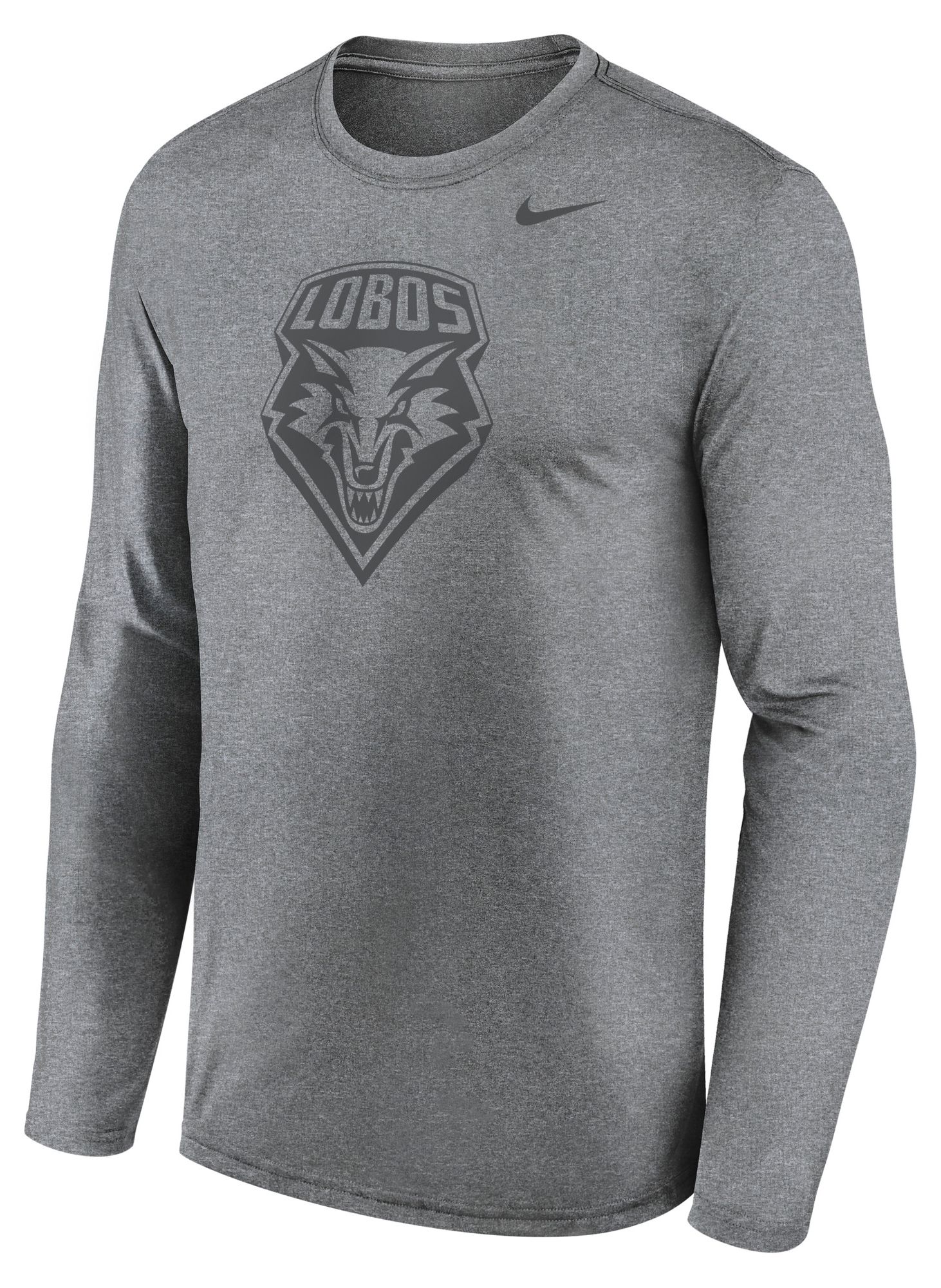 Nike Men's New Mexico Lobos Gray Legend Long Sleeve Shirt