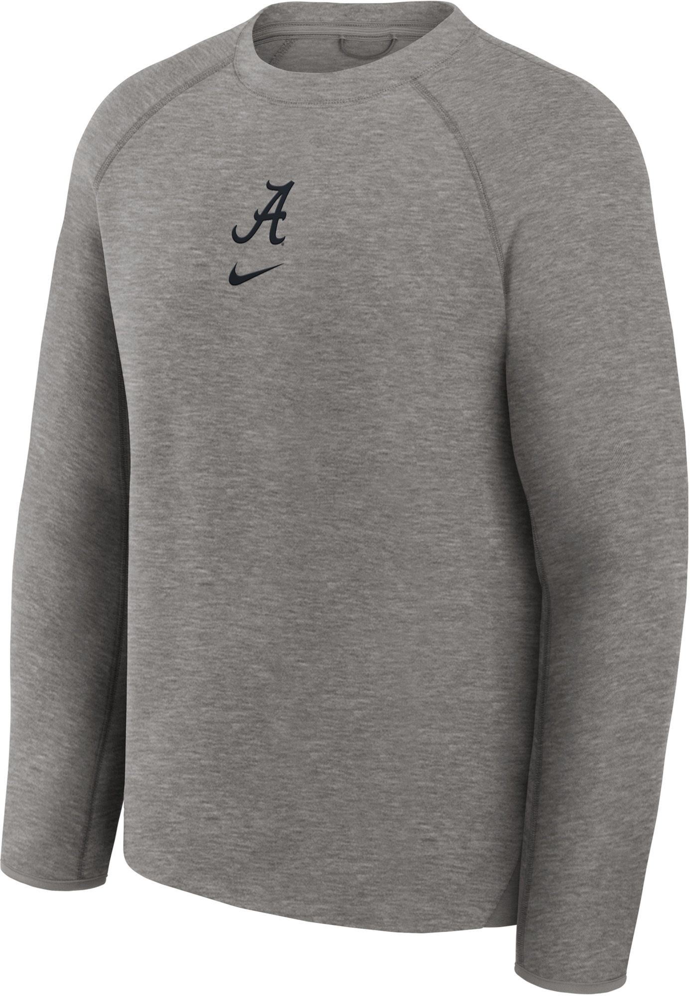Nike Men's Alabama Crimson Tide Tech Fleece Crewneck Sweatshirt, XXL, Gray