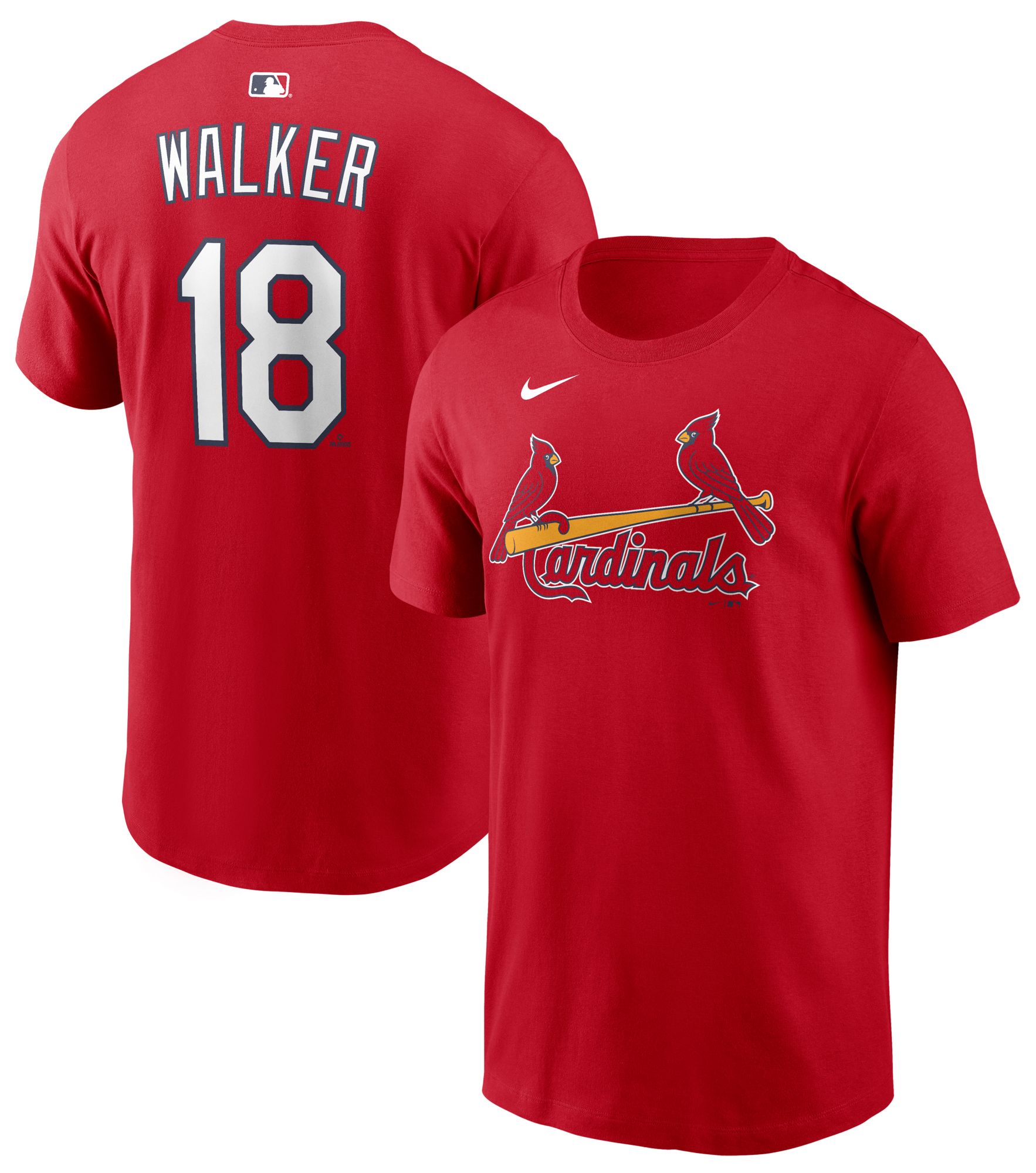 Nike Men's St. Louis Cardinals Sport Red Jordan Walker #18 Home T-Shirt
