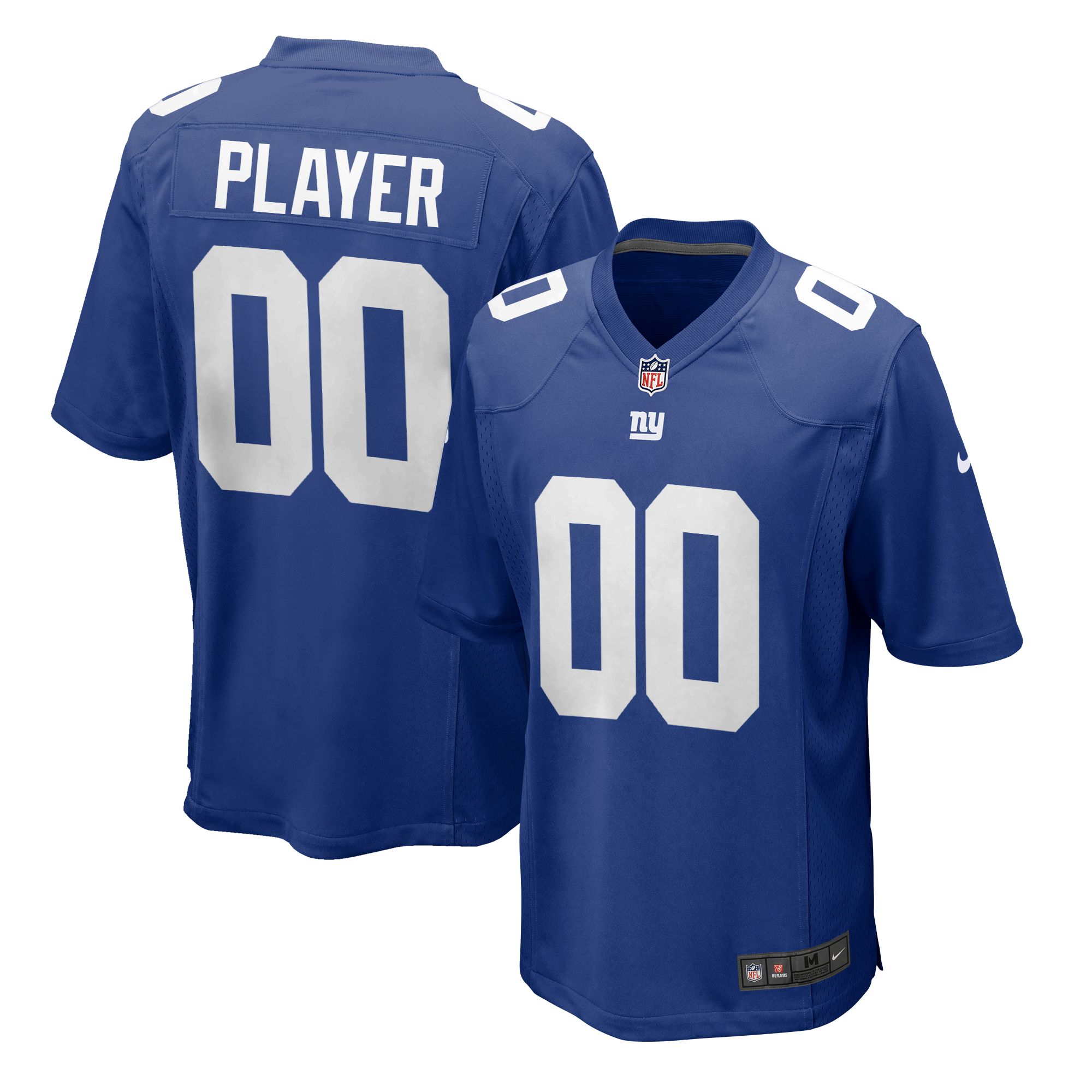 Nike Men's New York Giants Draft Pick #1 Blue Home Game Jersey