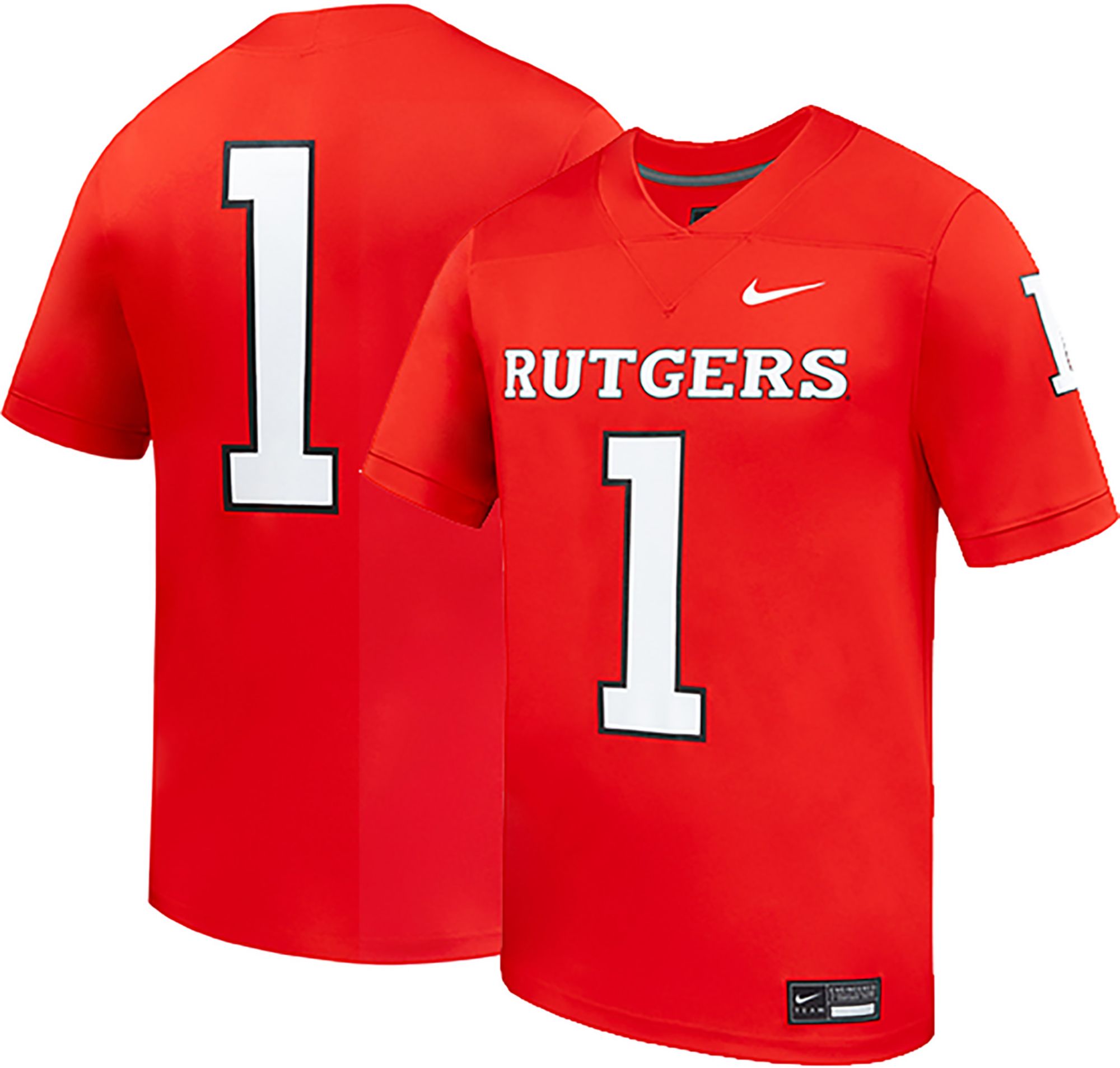 Nike Men's Rutgers Scarlet Knights Red Home Replica Football Jersey