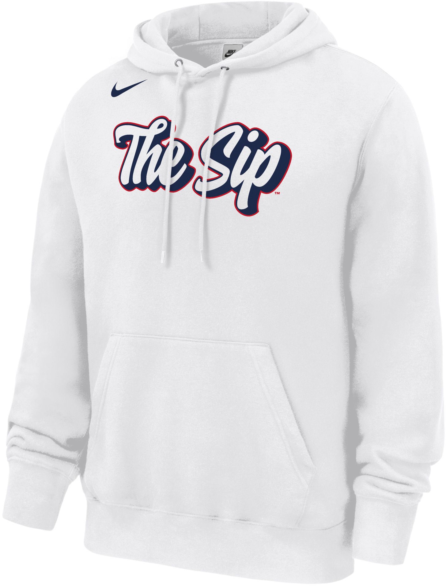 Nike Men's Ole Miss Rebels White The Sip Hoodie