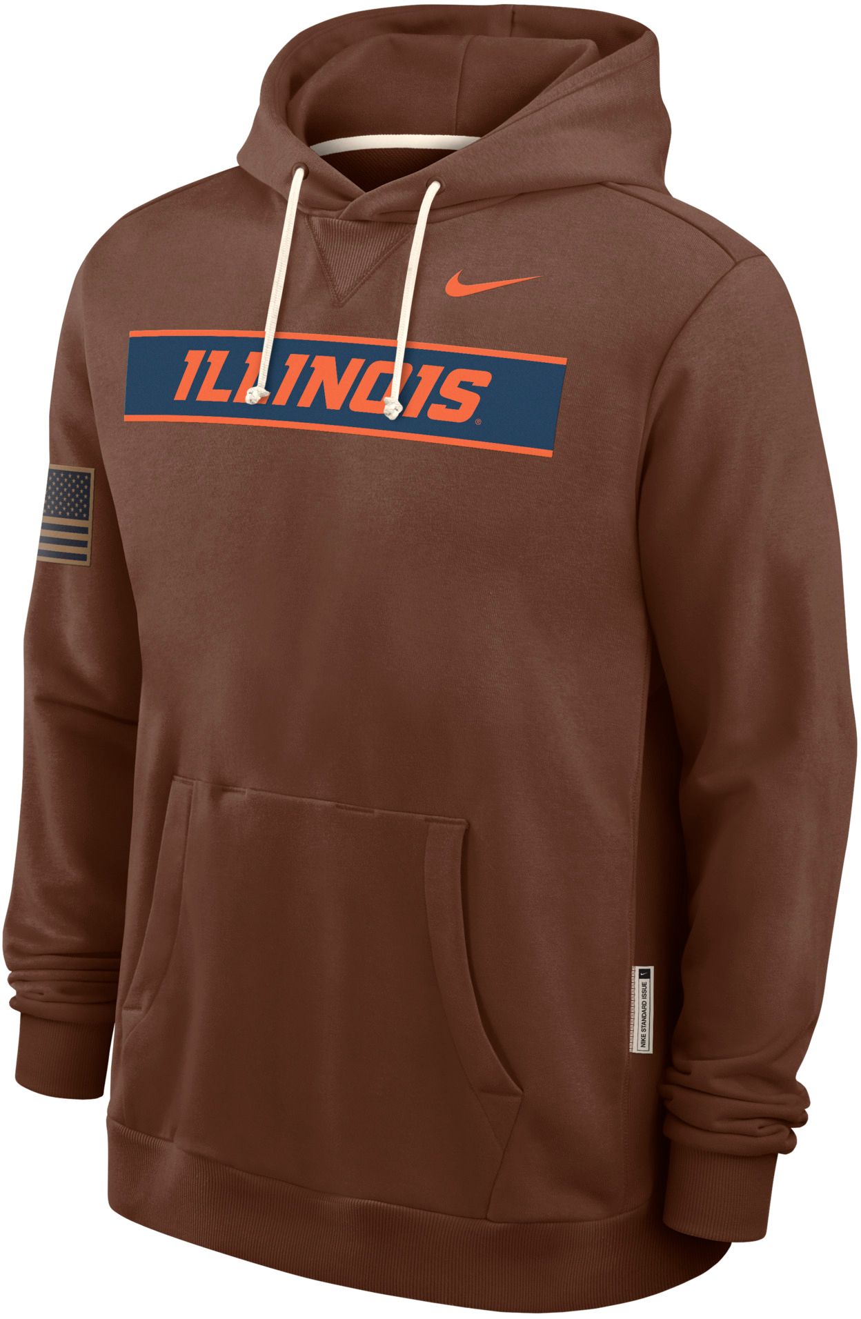 Nike Men's Illinois Fighting Illini 2026 Military Appreciation Standard Issue Dri-FIT Hoodie