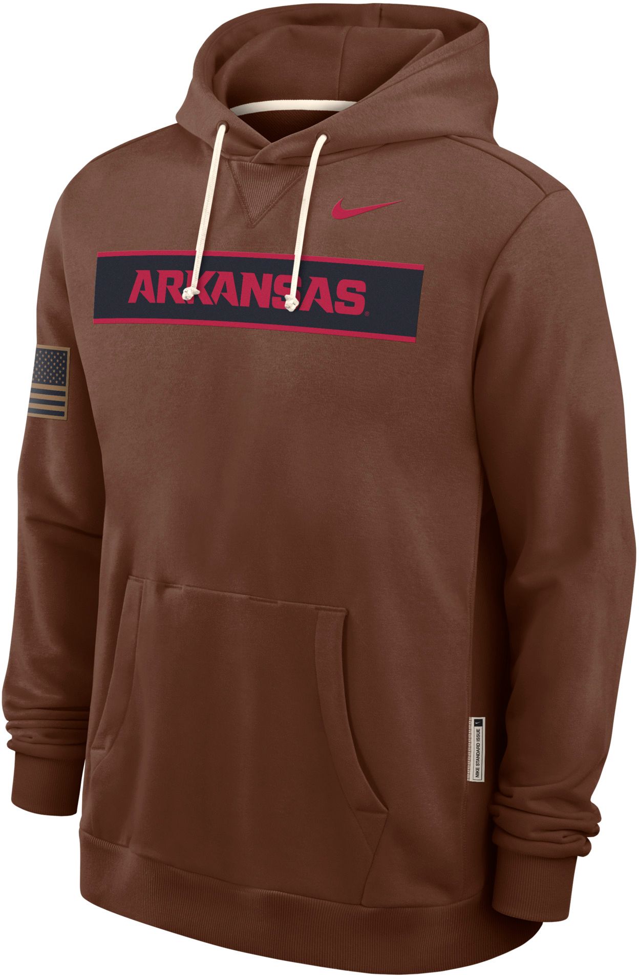 Nike Men's Arkansas Razorbacks 2026 Military Appreciation Standard Issue Dri-FIT Hoodie