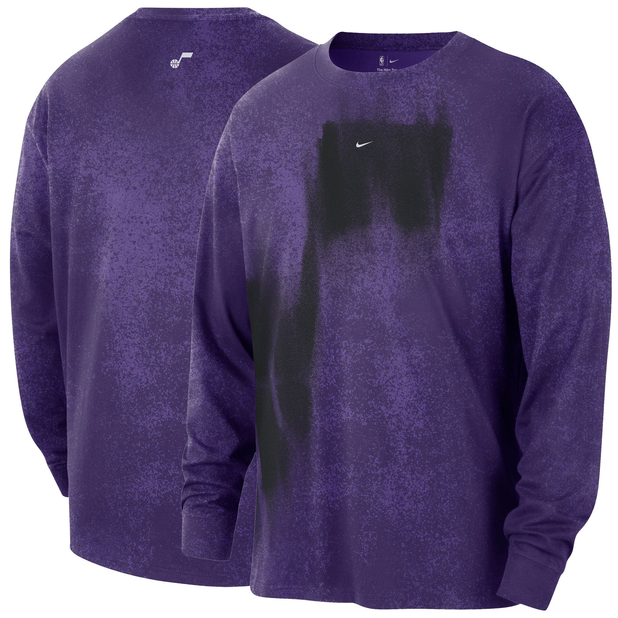Nike Adult Utah Jazz Worn With Obsession Essential Game Theater Anthem Long Sleeve Shirt, Men's, XL, Purple
