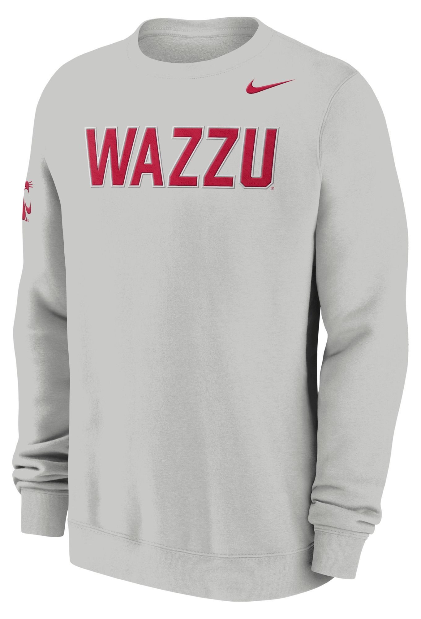 Nike Men's Washington State Cougars Photon Dust Club Crewneck Sweatshirt