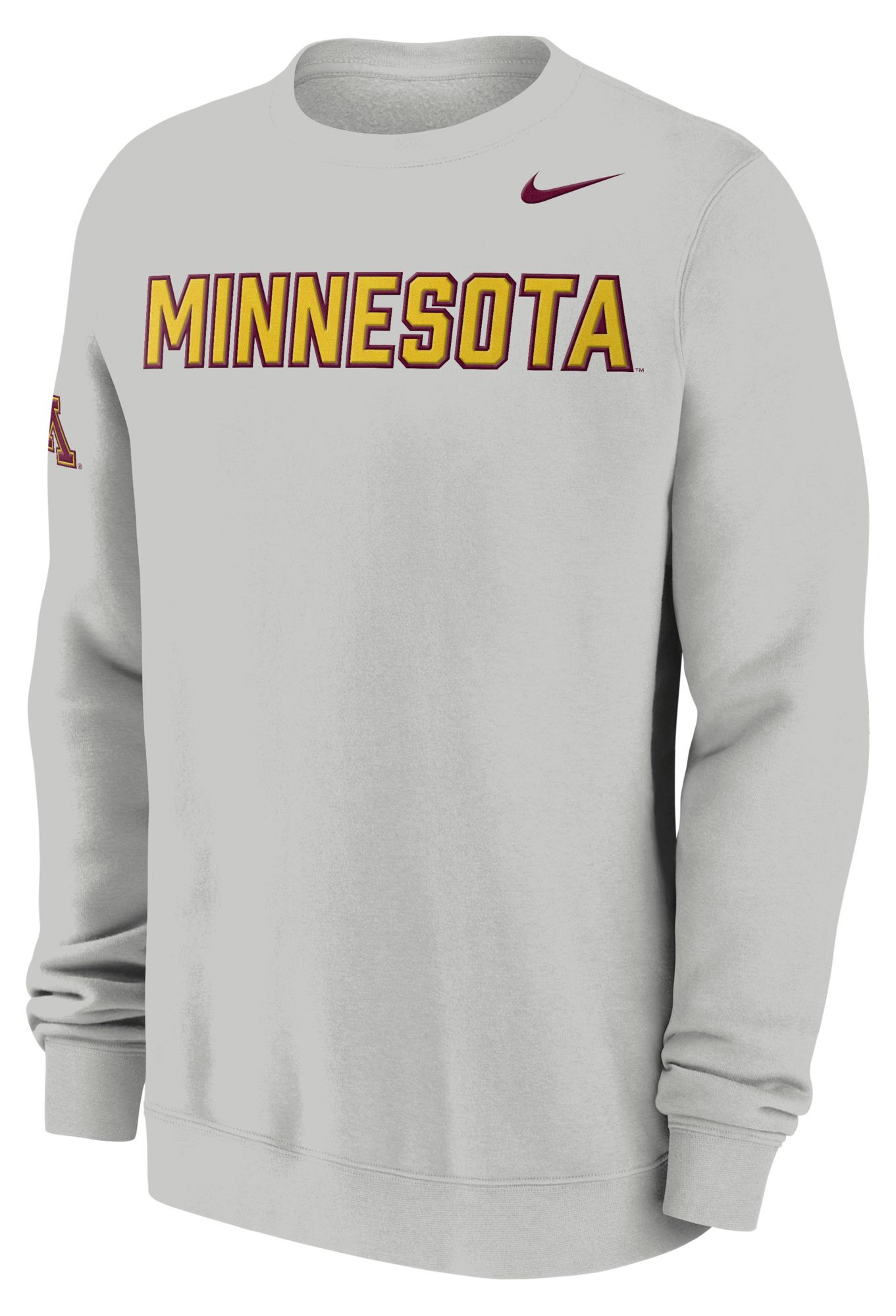 Nike Men's Minnesota Golden Gophers Photon Dust Club Crewneck Sweatshirt